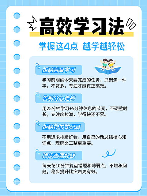 学习方法分享讨论小红书配图