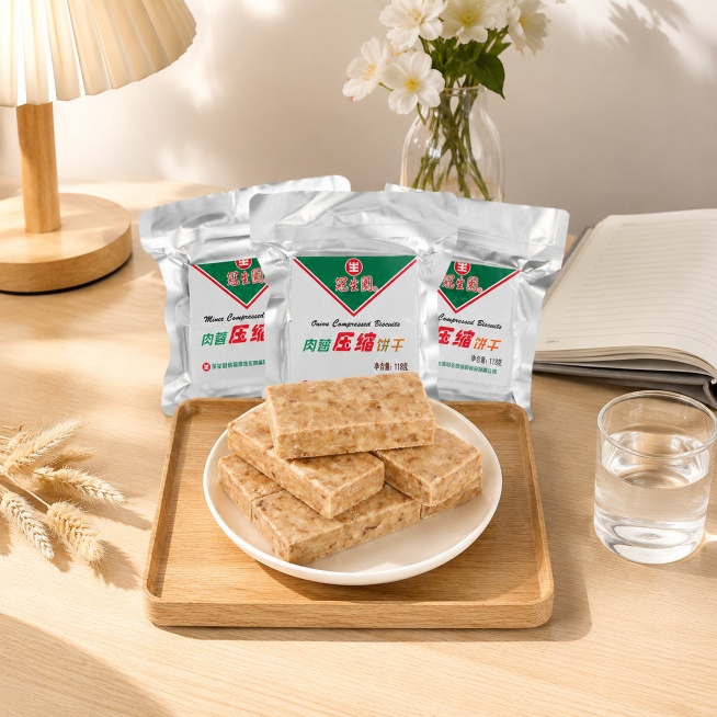 压缩饼干，严格参照上传产品图https://gdesign-dam-hz.dancf.com/persist/b6f6bef2013efe047b5205f1e9d889ab/cf82c83e73b2预览效果
