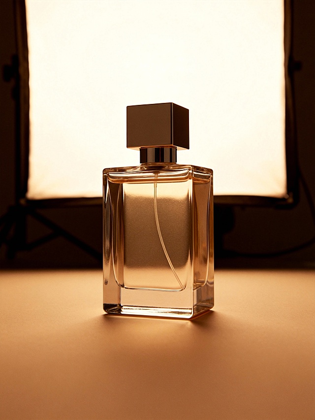 简约轻奢香水瓶·高级感商品图