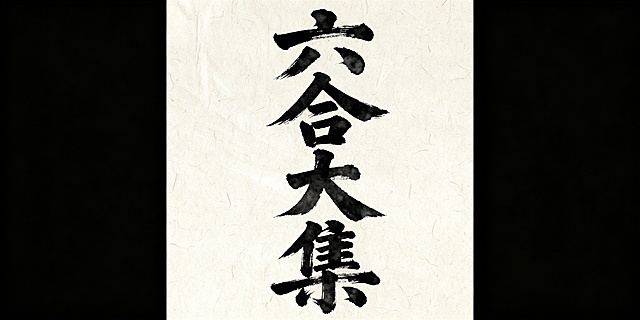 手写体“六合大集”