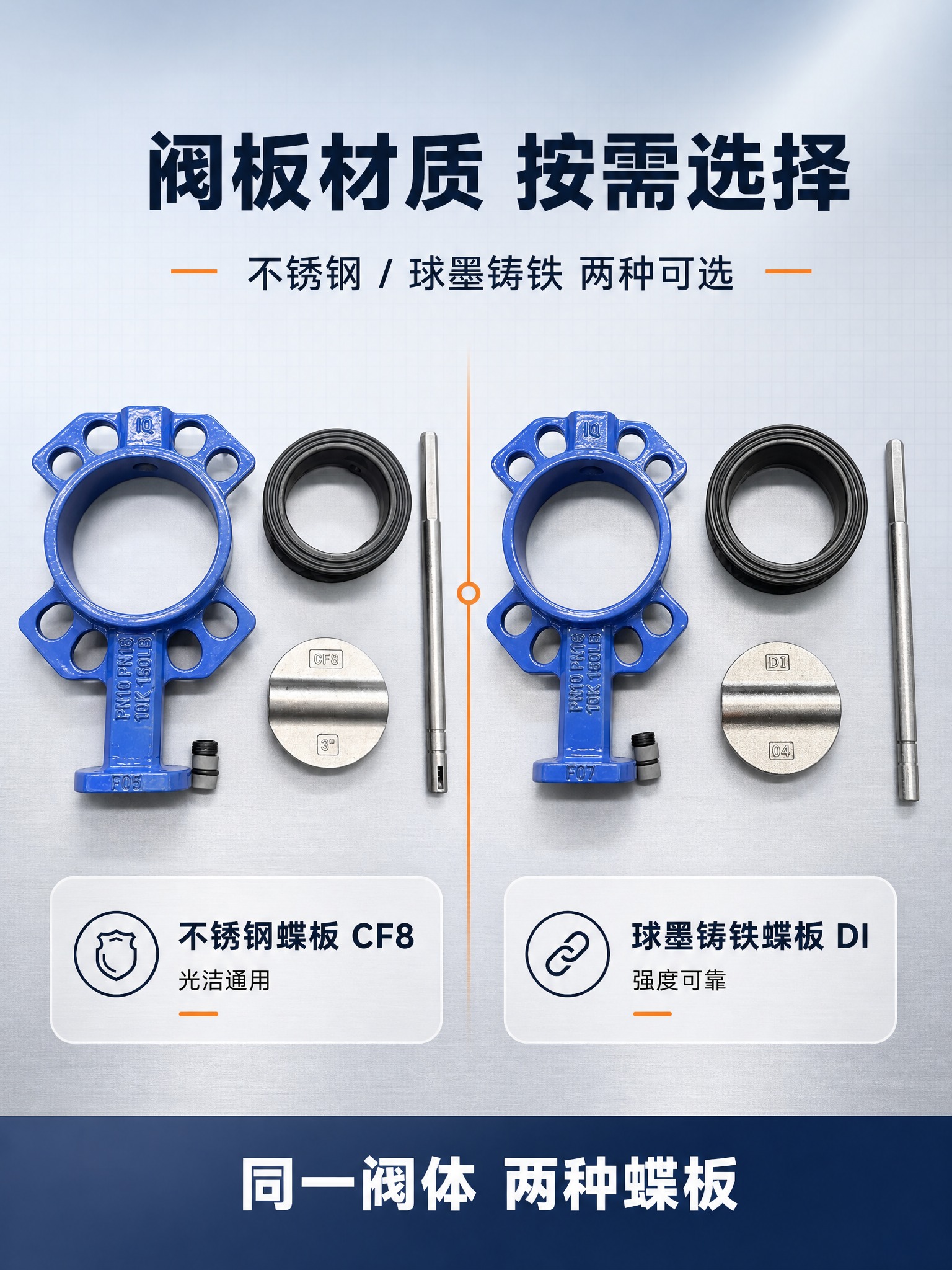 [商品] 使用【图2】与【图3】两张拆解件图：图2 为不锈钢蝶… - 图片创意预览