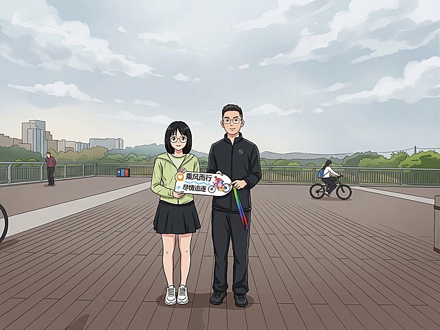 将照片中的真实人脸全部转换为二次元动漫卡通人脸，保持原场景、姿势和服饰不变