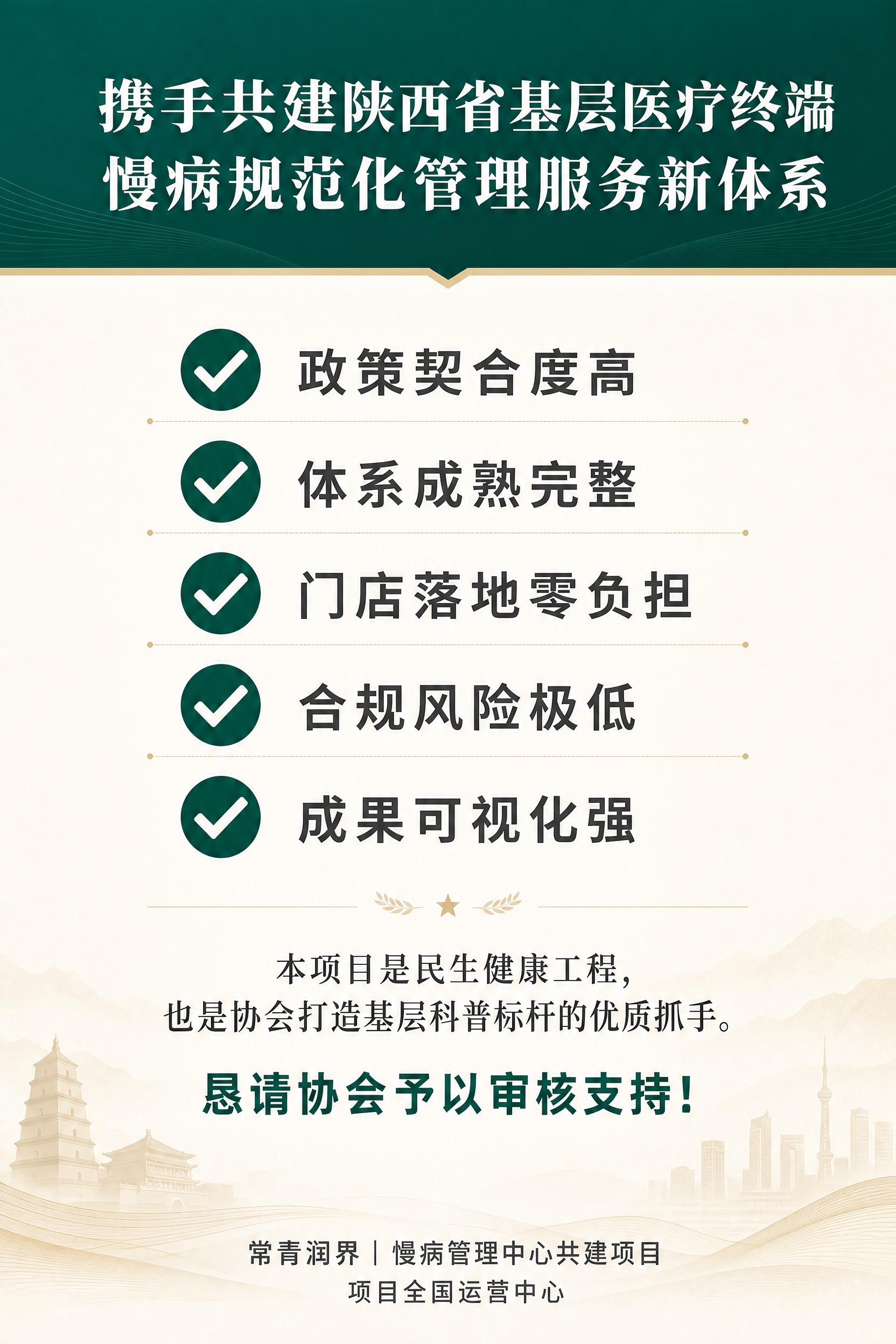 画册总结展望页，竖版A4比例，深湖绿色标题块，清单式图标，庄重… - 图片创意预览