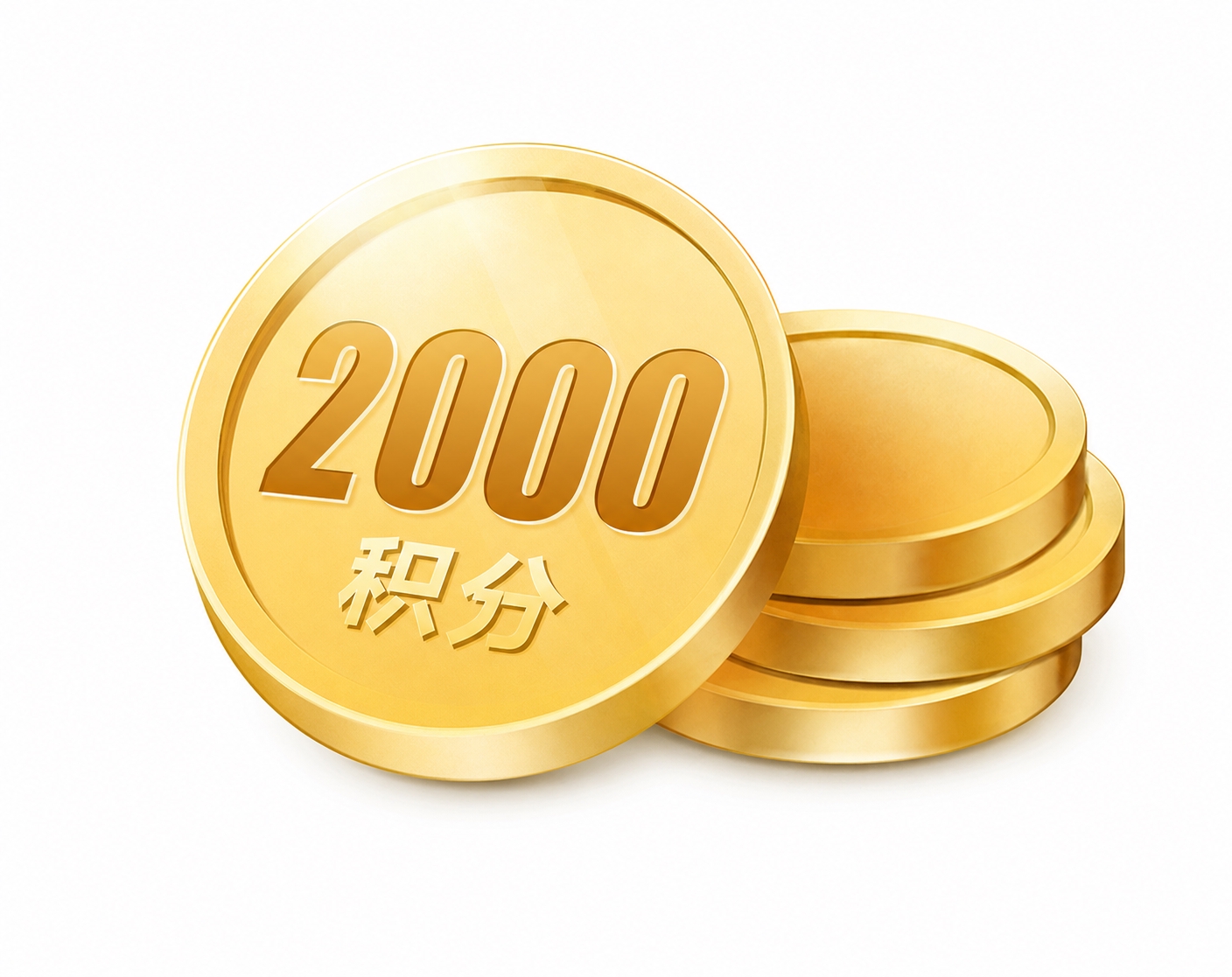参考图中金币的金色质感、立体光泽和堆叠摆放风格，将正面金币上的… - 图片创意预览