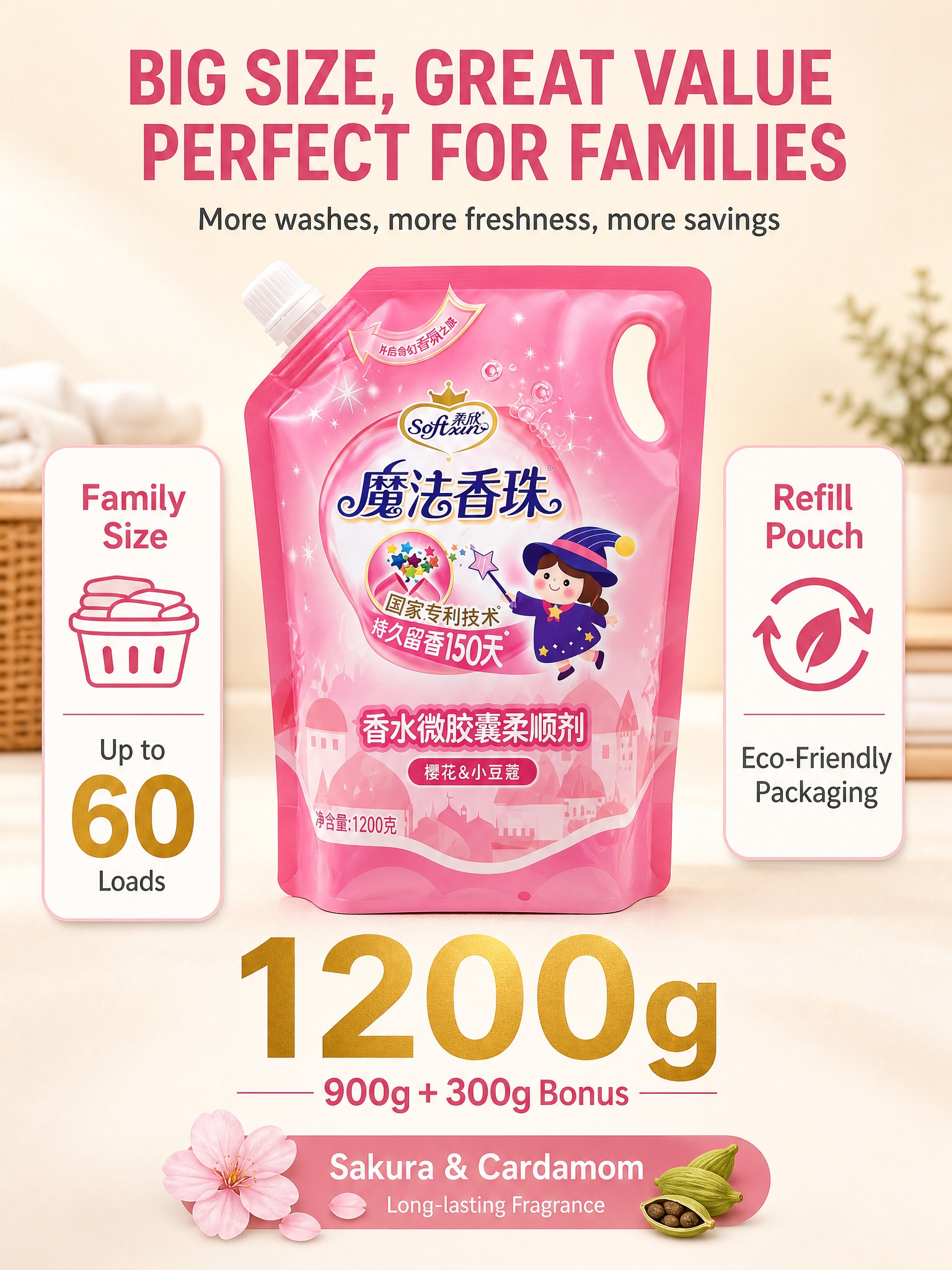 [主图-5] 规格容量与囤货价值：大容量1200g规格展示，突… - 图片创意预览