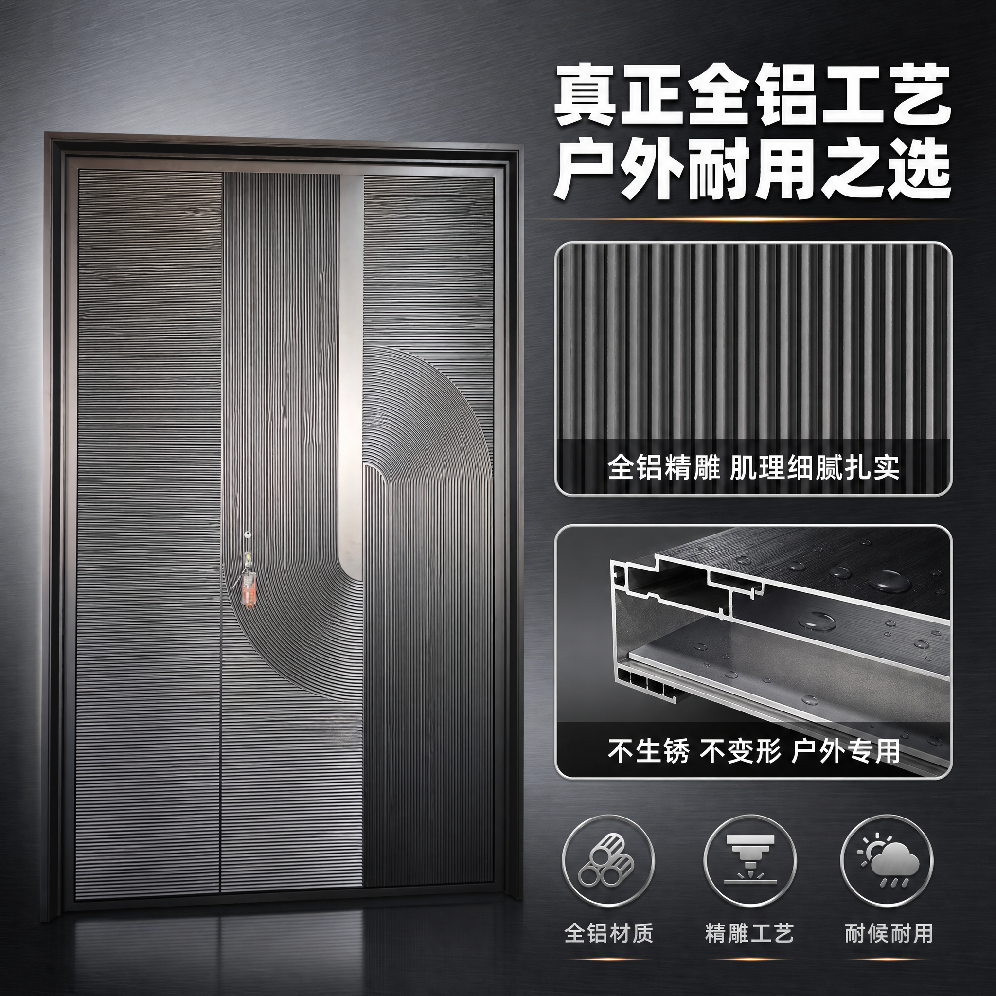 [主图-3] 材质工艺证明图，核心任务是证明真正全铝工艺，突出… - 图片创意预览