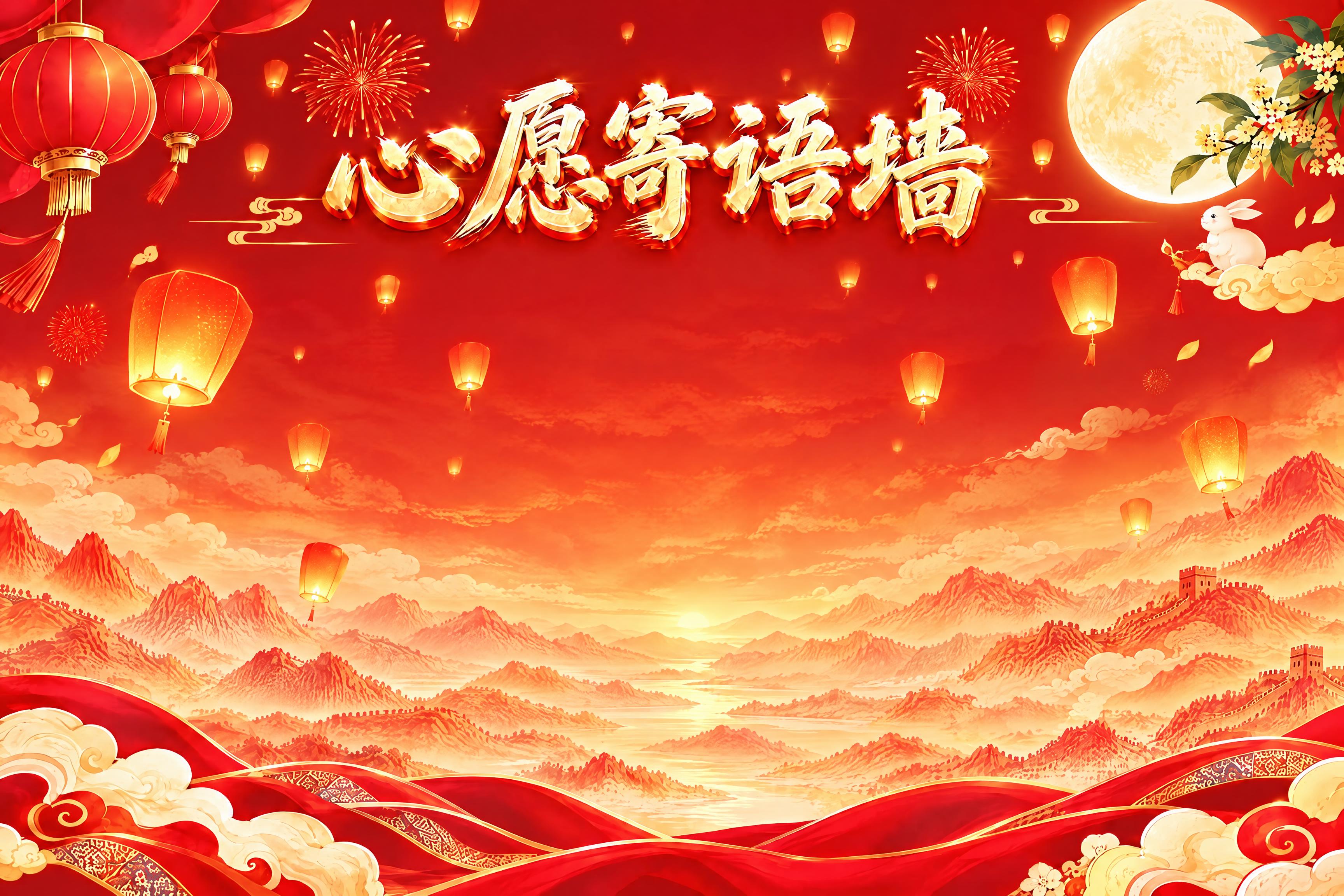 编辑图片：1.去除画面中间的浅色空白写字区域（心愿书写框），用… - 图片创意预览
