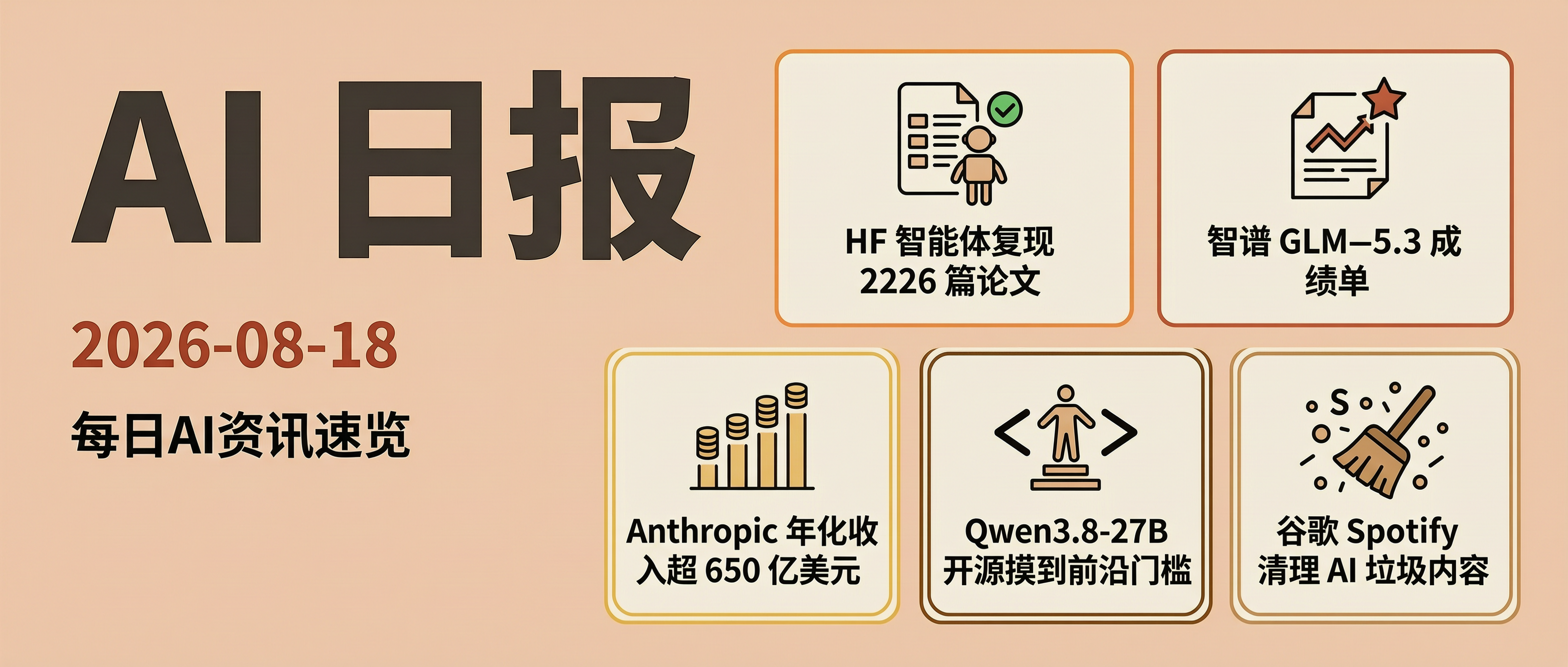 WeChat公众号封面图，杂志编辑风格的信息图封面，暖色调温暖… - 图片创意预览