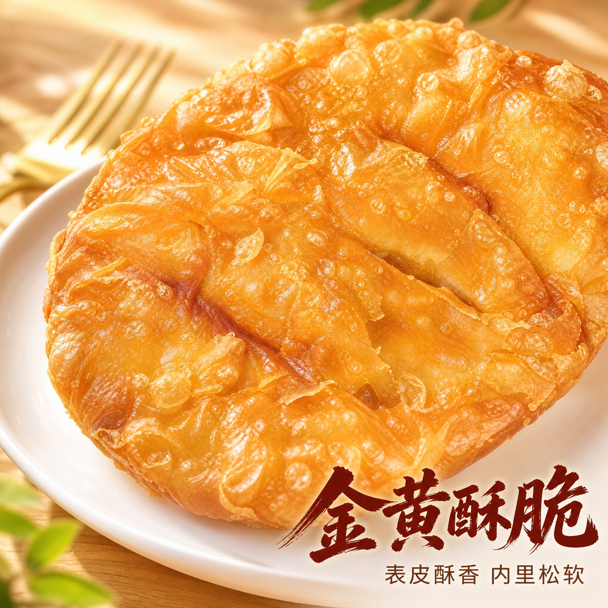 [主图-5] 胡油油饼 细节微距 酥脆表皮 口感展示。 [统一… - 图片创意预览