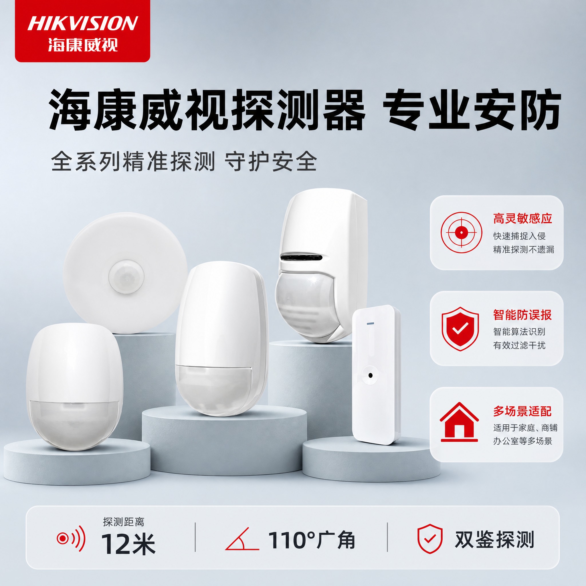 [主图-1] 海康威视探测器-系列 · 商品识别与核心利益，首… - 图片创意预览