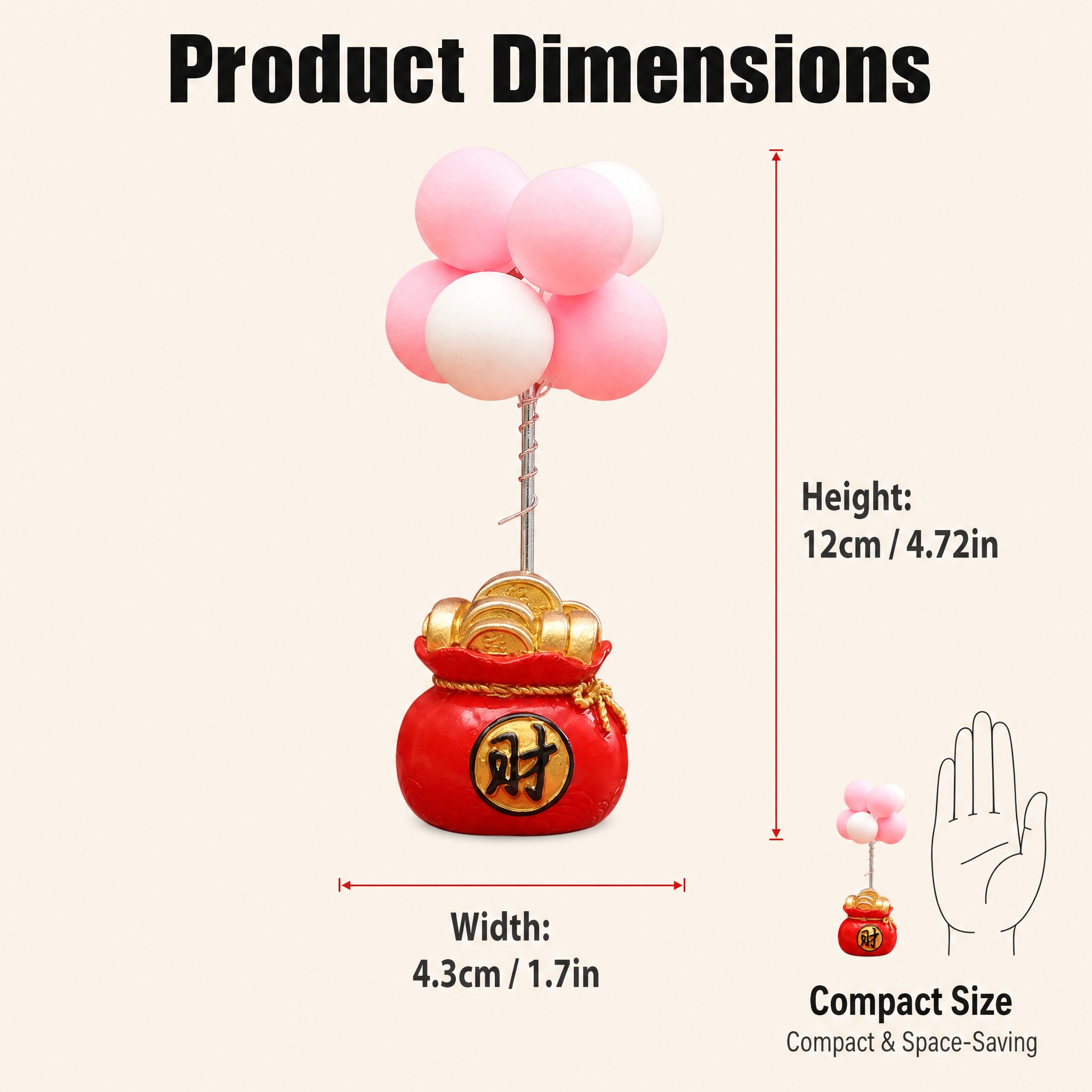 [主图-4] 福袋发财汽车摆件 Lucky Fortune B… - 图片创意预览