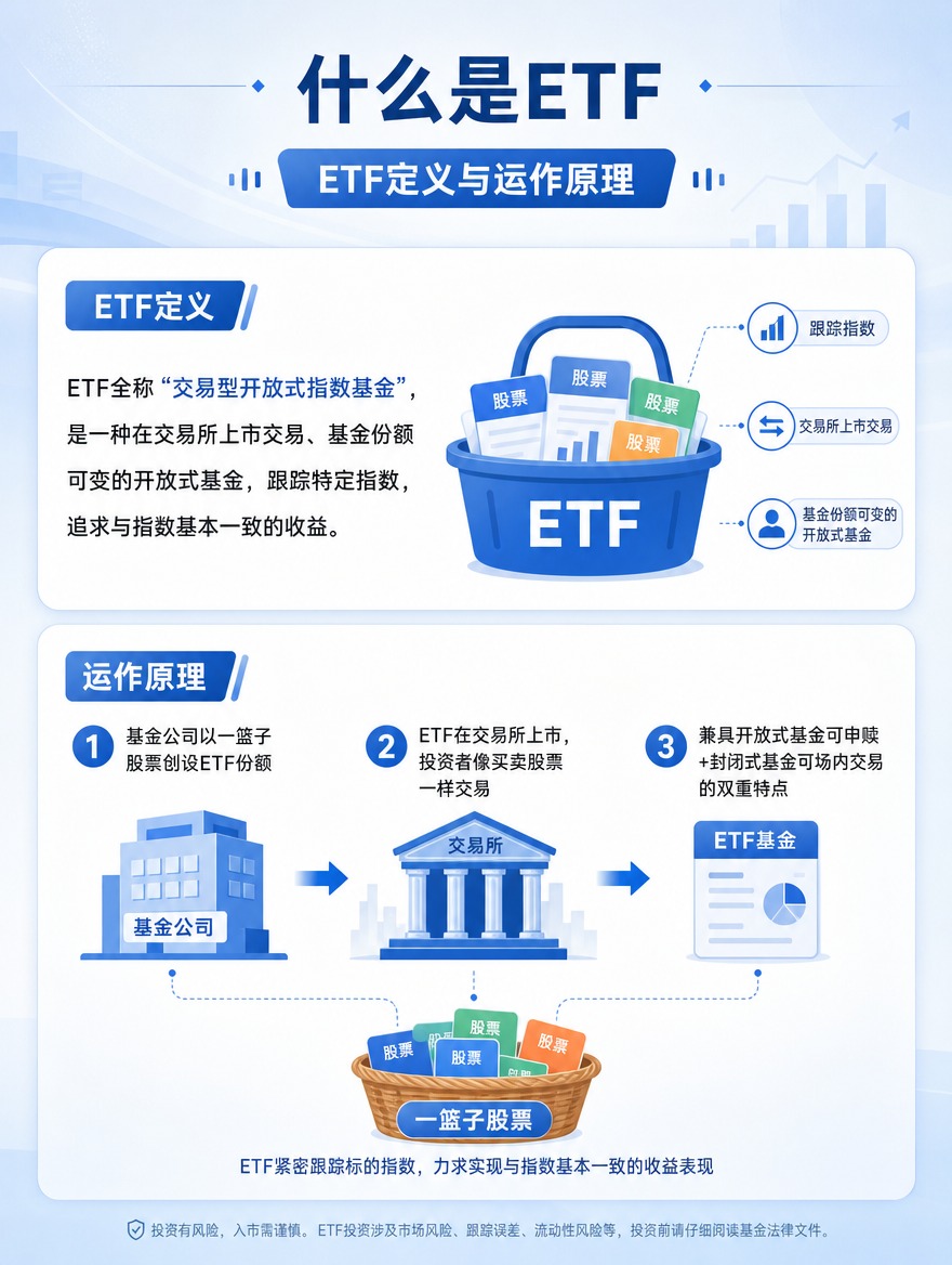 [商品] 无实物商品，为ETF投资者教育竖版长图，第2张：ET… - 图片创意预览