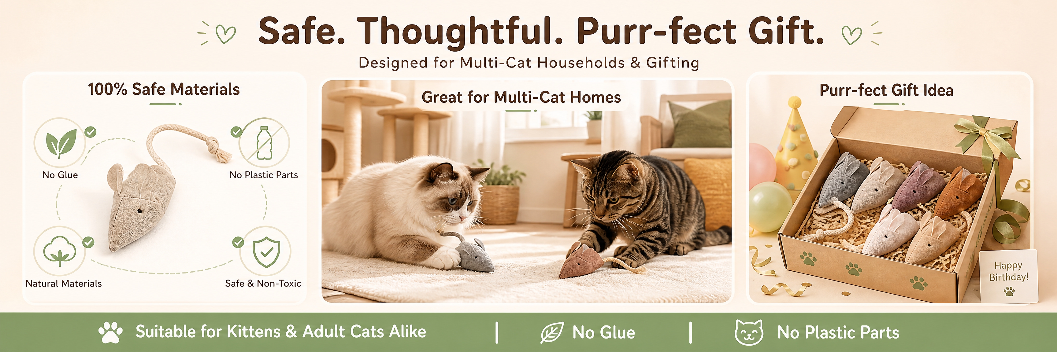 [商品] 使用【图1】手工布老鼠猫玩具；保留所有颜色和造型；在… - 图片创意预览