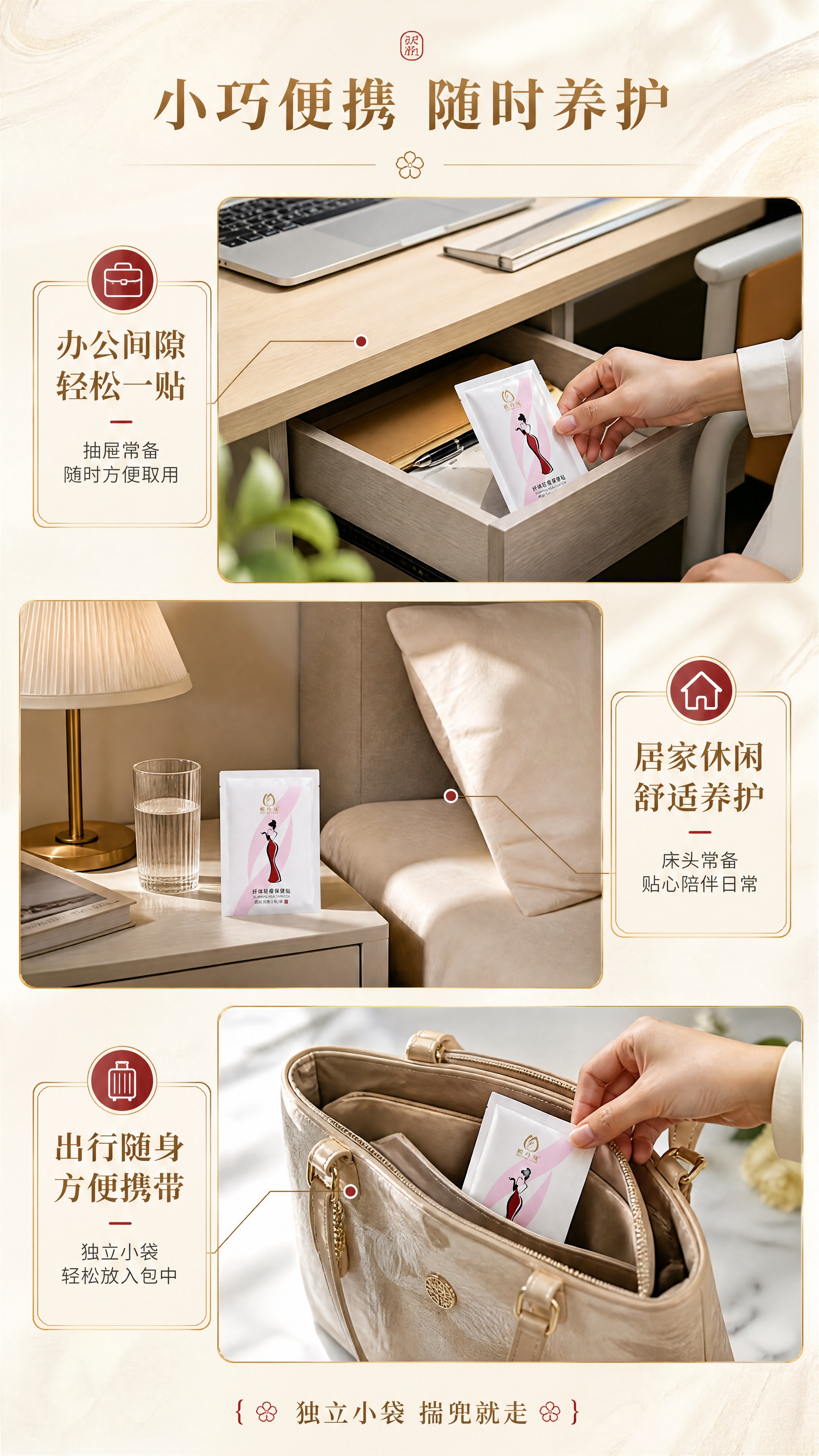 [商品] 使用【图4】独立袋贴小图；保留产品外观，缩小比例融入… - 图片创意预览