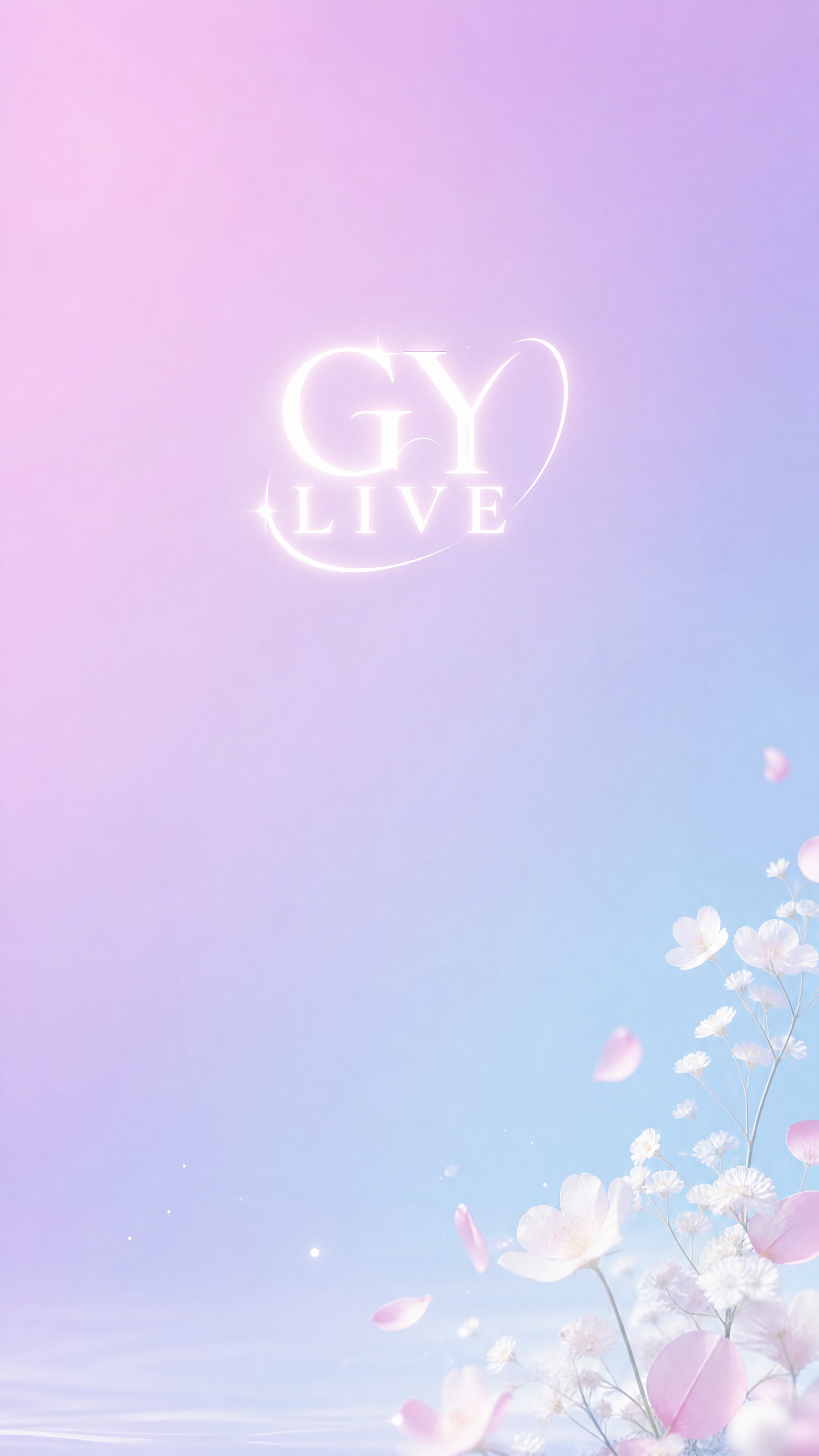 竖屏LED屏幕背景设计，适合女团团播使用，明亮简约大气风格。柔… - 图片创意预览