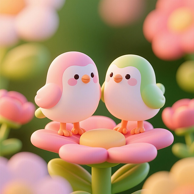 生成类似图中的小鸟