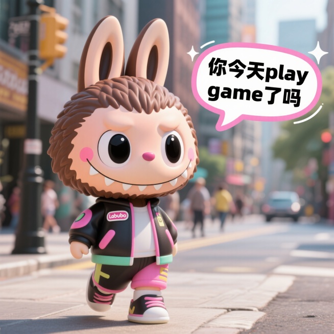 labubu city walk 加上你今天play game了嗎预览效果