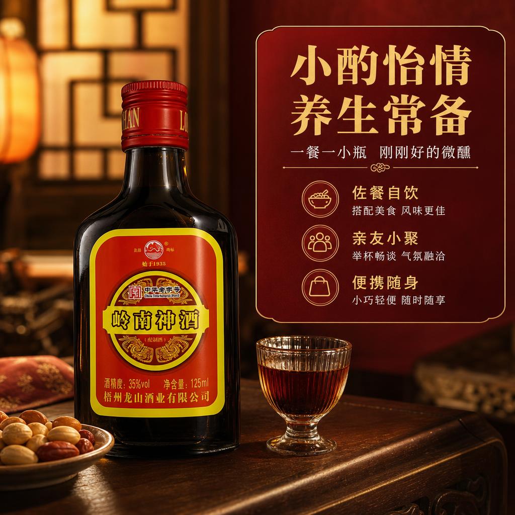 [商品] 使用【图1】岭南神酒正面图；保留瓶身所有结构、颜色、… - 图片创意预览