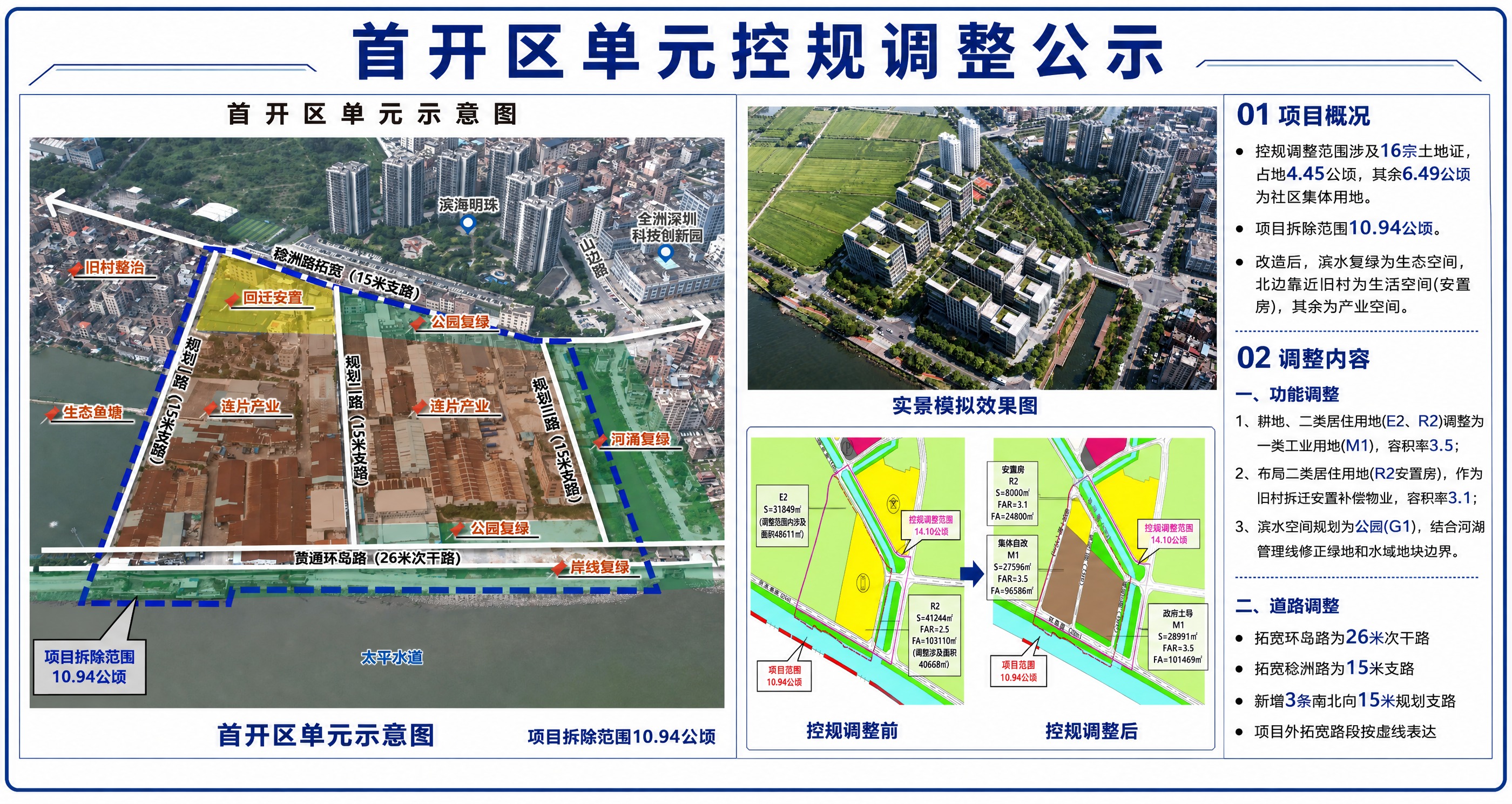 一张150cm×80cm横向大型公示展板海报，政府规划公示风格… - 图片创意预览