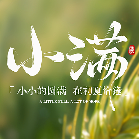 小满节气祝福小麦公众号次图