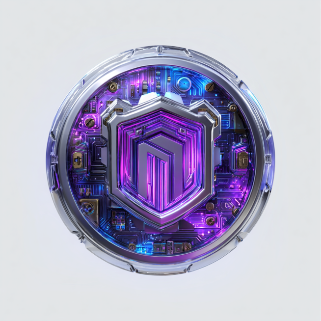 A circular badge for an interstellar warfare team, front view, following the style of the reference预览效果