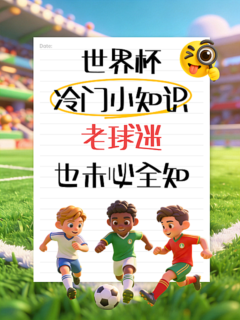 世界杯冷门小知识分享美加墨足球世界杯小红书封面配图