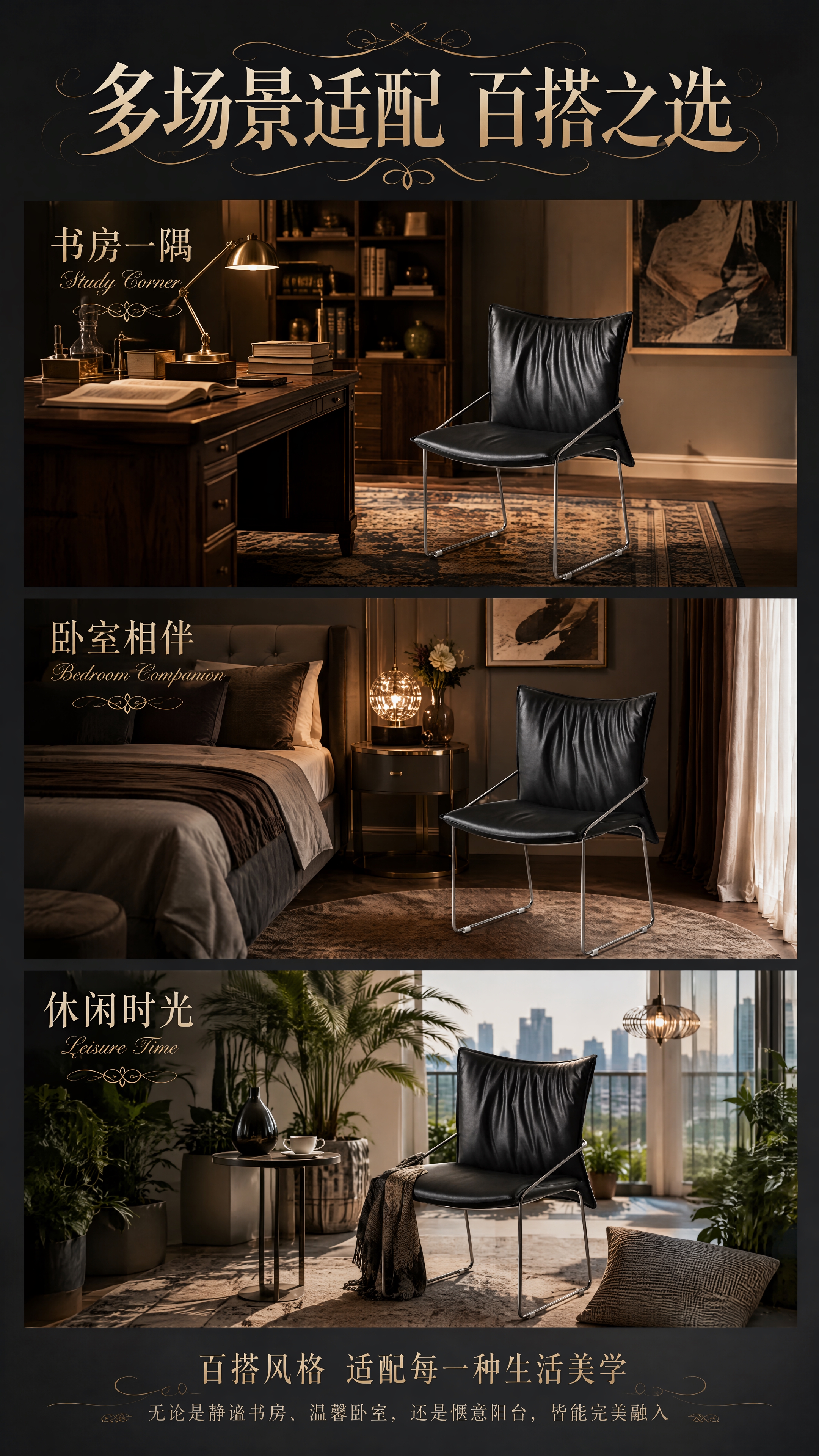 [第7张] 多场景适配页-书房/卧室/阳台等多空间摆放展示。本… - 图片创意预览