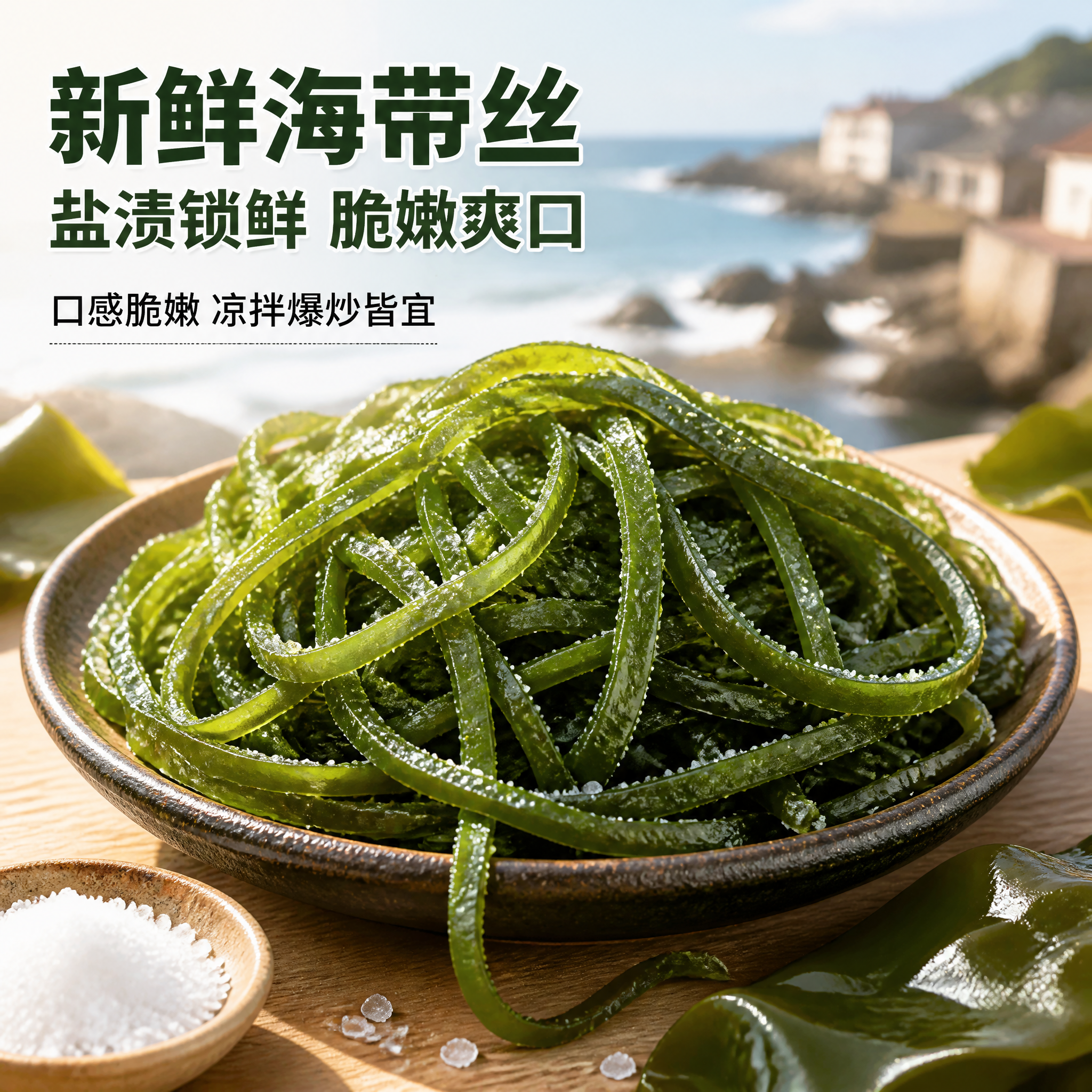 [主图-1] 盐渍海带丝 首图点击率 食欲诱惑主题。 [统一基… - 图片创意预览