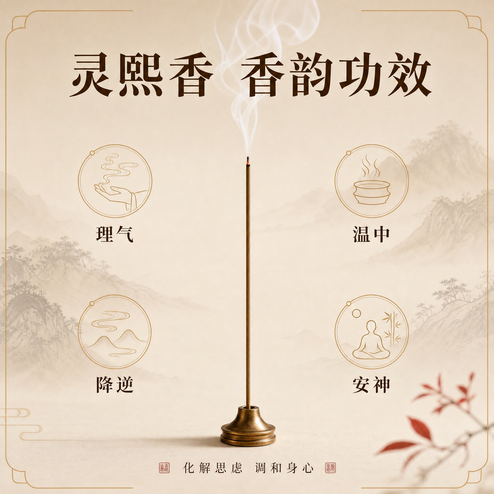 [主图-3] 功效与香韵特点 安神理气调和身心 [统一基调]… - 图片创意预览