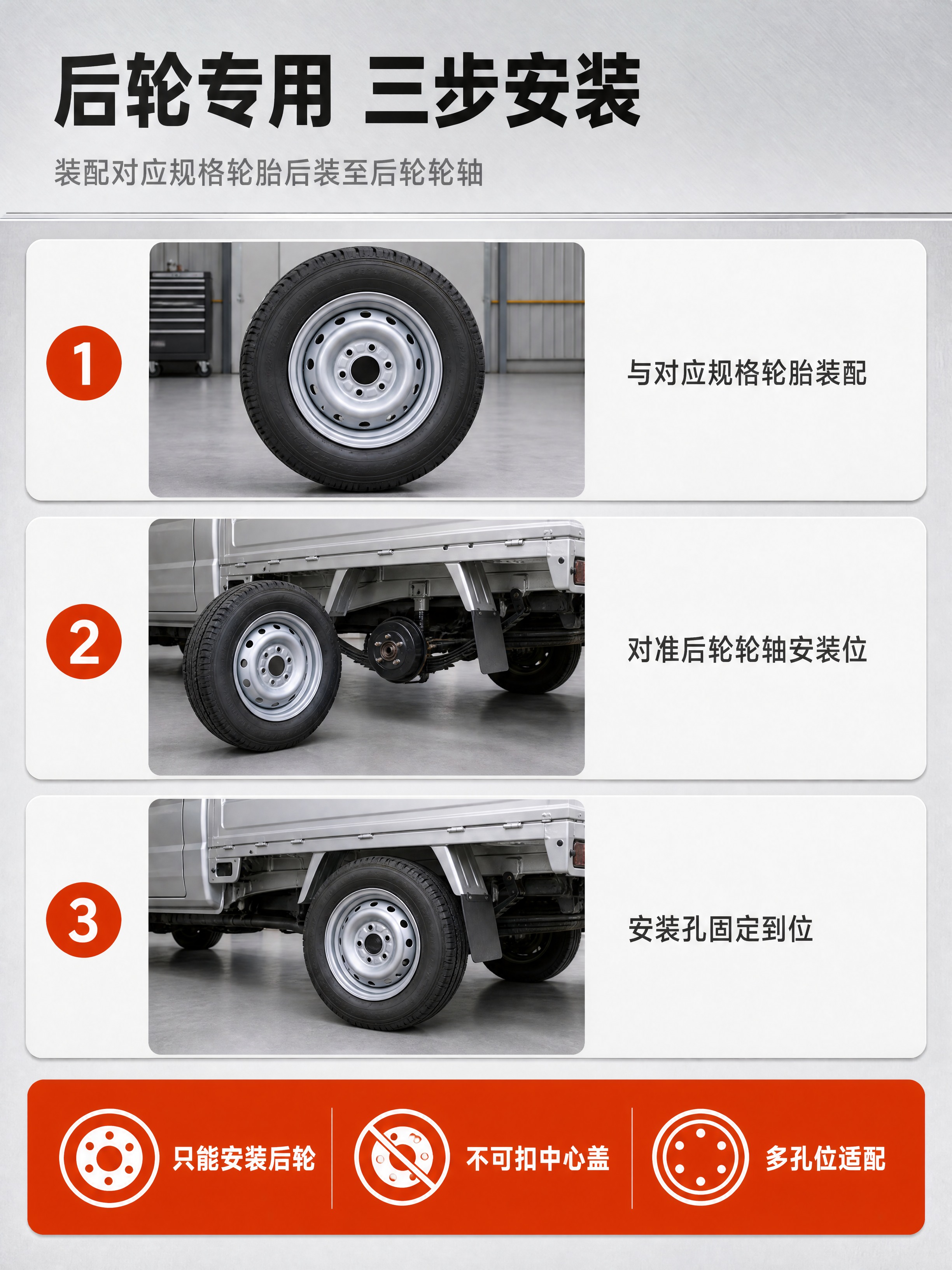 [商品] 使用【图38】【图42】汽车钢制满焊轮毂 多孔位适配… - 图片创意预览