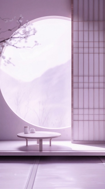 给这个画面整体颜色调成淡紫色预览效果