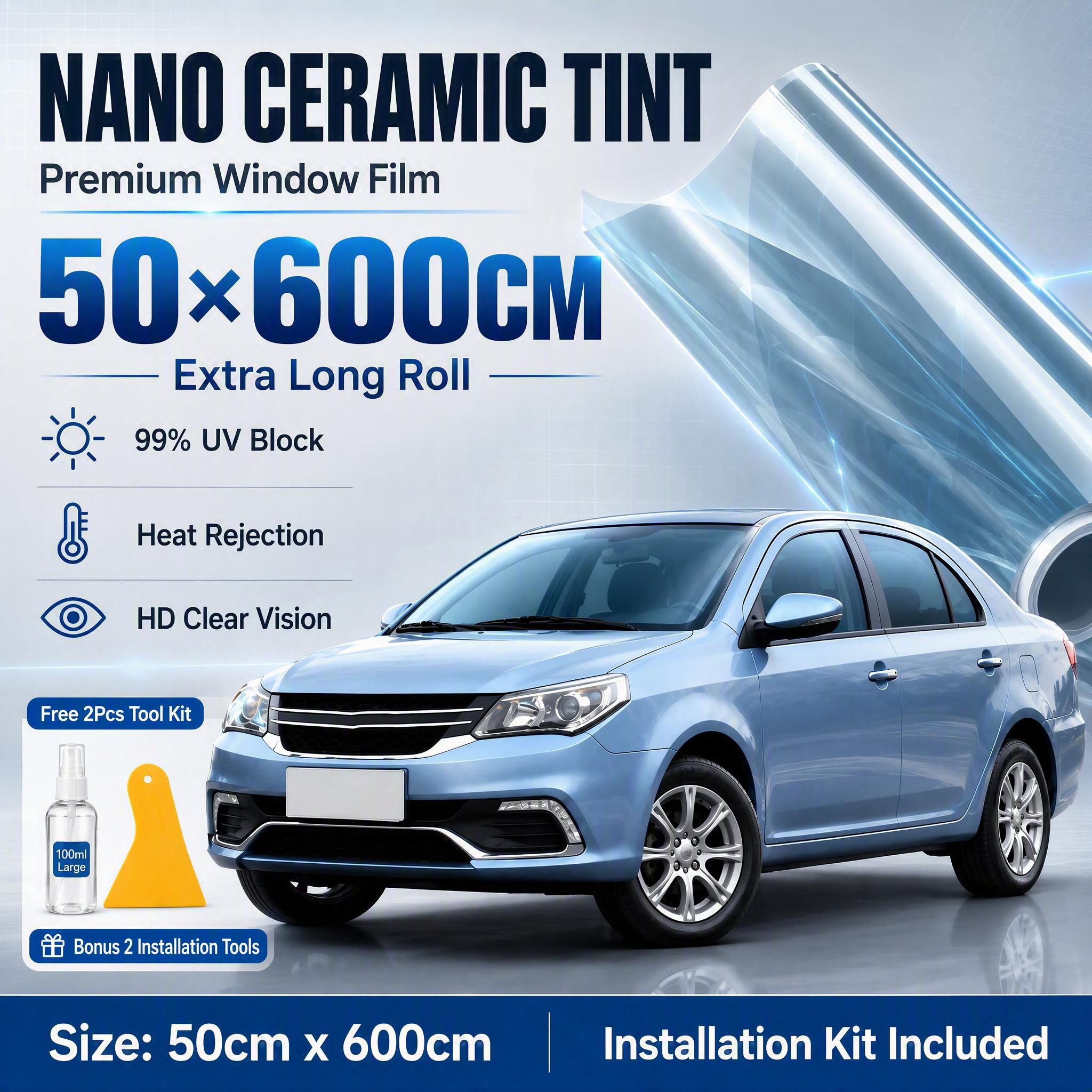 [单张主图] 纳米陶瓷汽车窗膜（Nano Ceramic Wi… - 图片创意预览