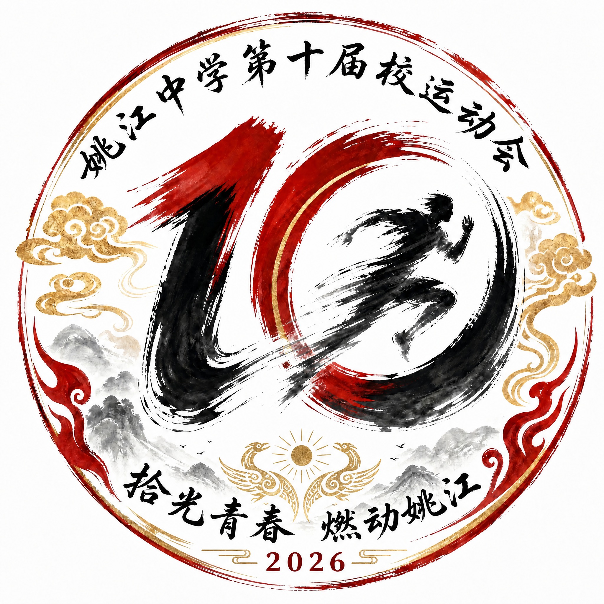 将画面底部的河姆渡干栏式建筑替换为河姆渡文化标志性的'双鸟朝阳… - 图片创意预览