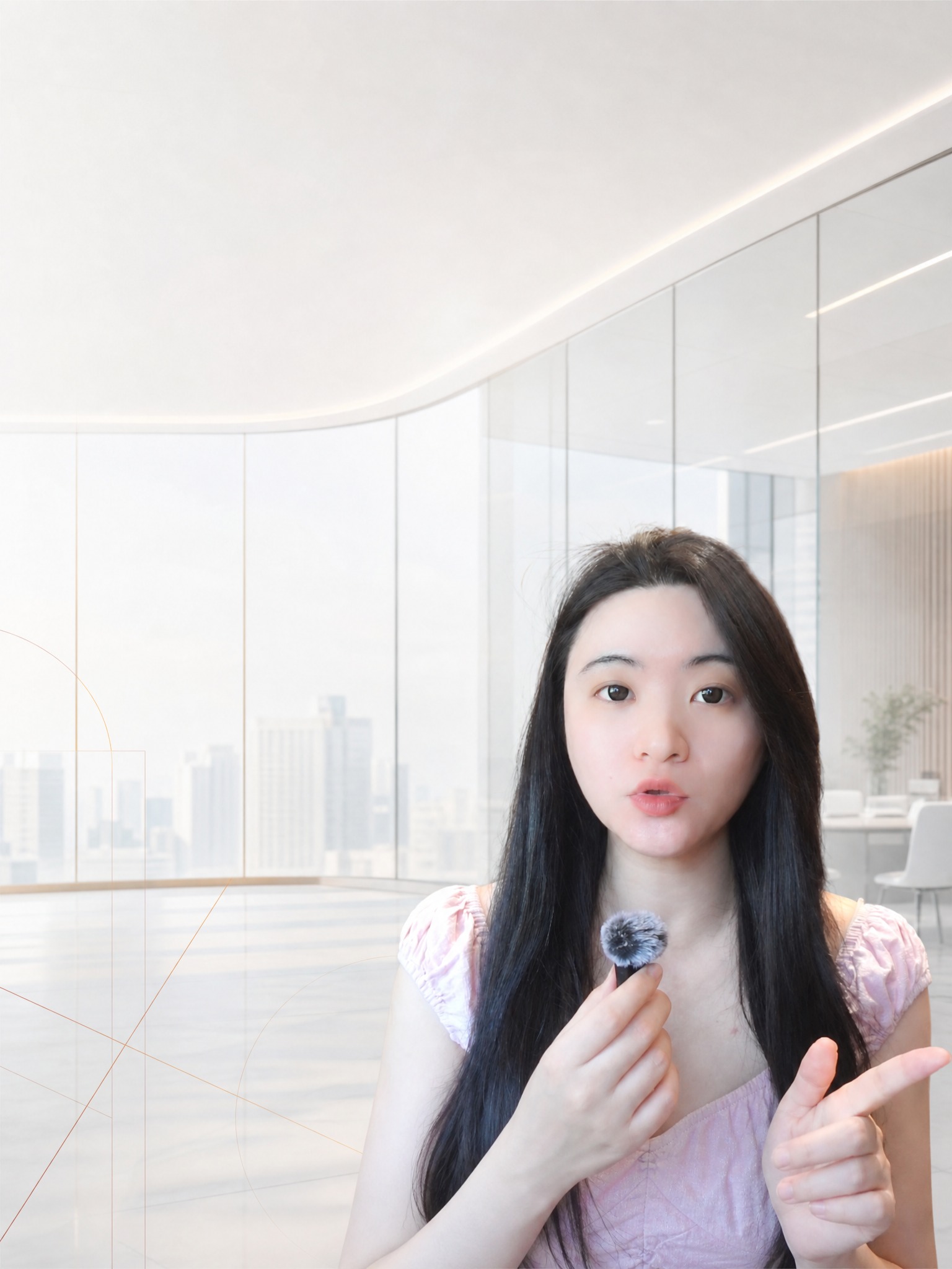 基于上传的真人口播图片进行图生图编辑，严格保留原图人物的五官、… - 图片创意预览