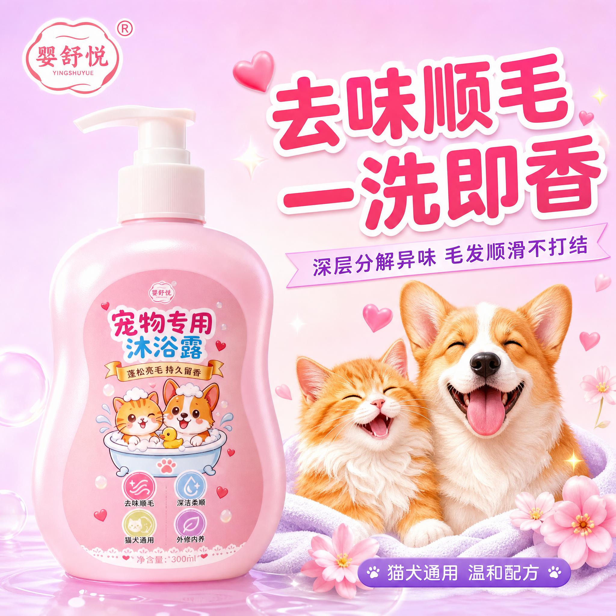 电商主图第2张，1:1正方形，2K分辨率。 产品：婴舒悦宠物专… - 图片创意预览