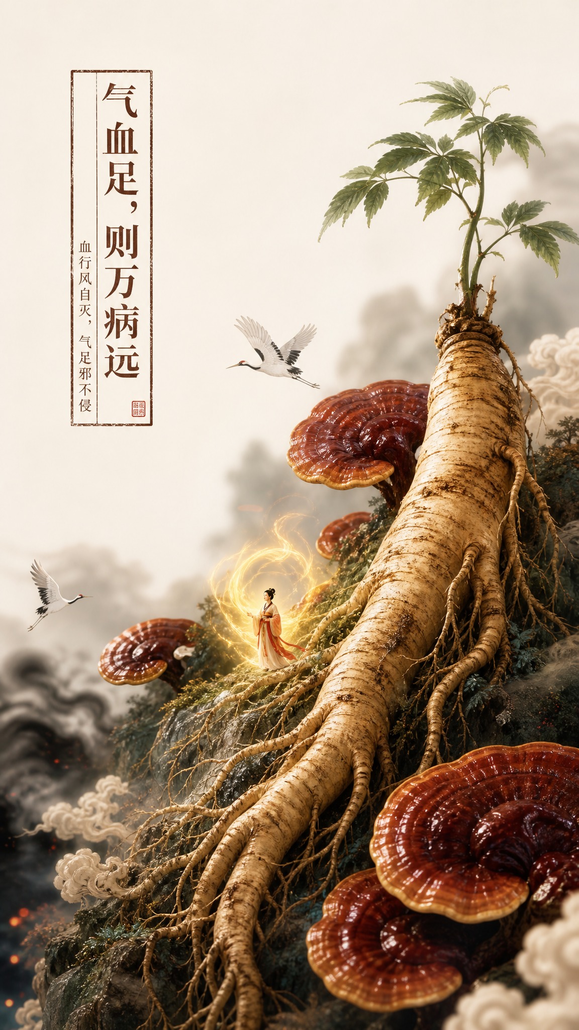 国风新中式工笔画风格，微距摄影效果，强烈光影对比，清新自然冷调… - 图片创意预览