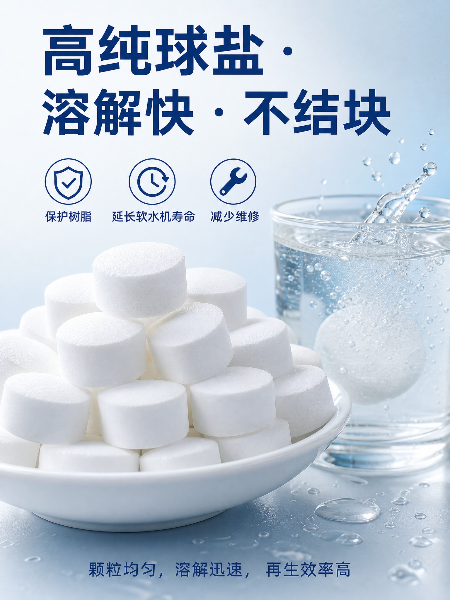 【主图2·颗粒卖点图】淘宝软水盐主图，3:4竖版1200×16… - 图片创意预览