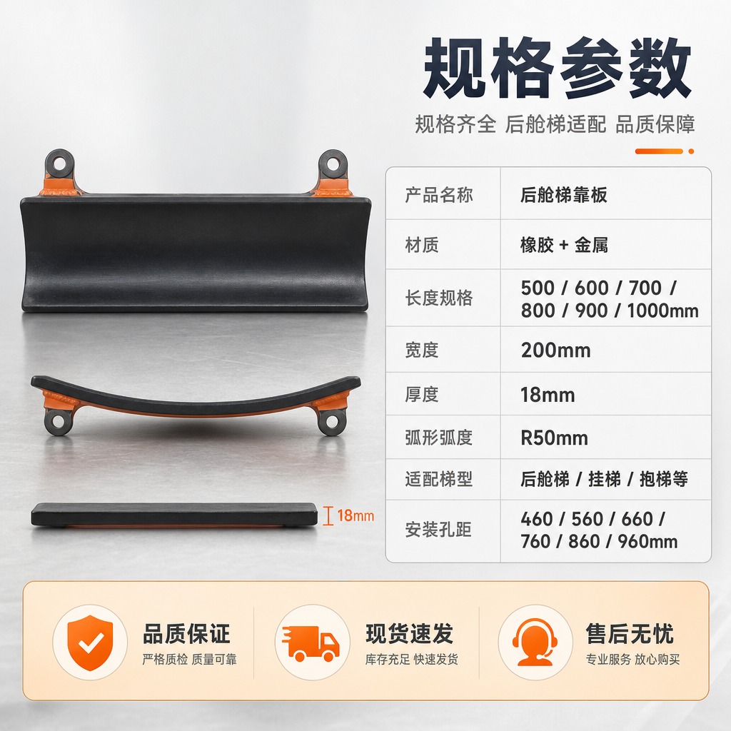 [主图-5] 规格与适配，主题：规格齐全 后舱梯适配 品质保障… - 图片创意预览