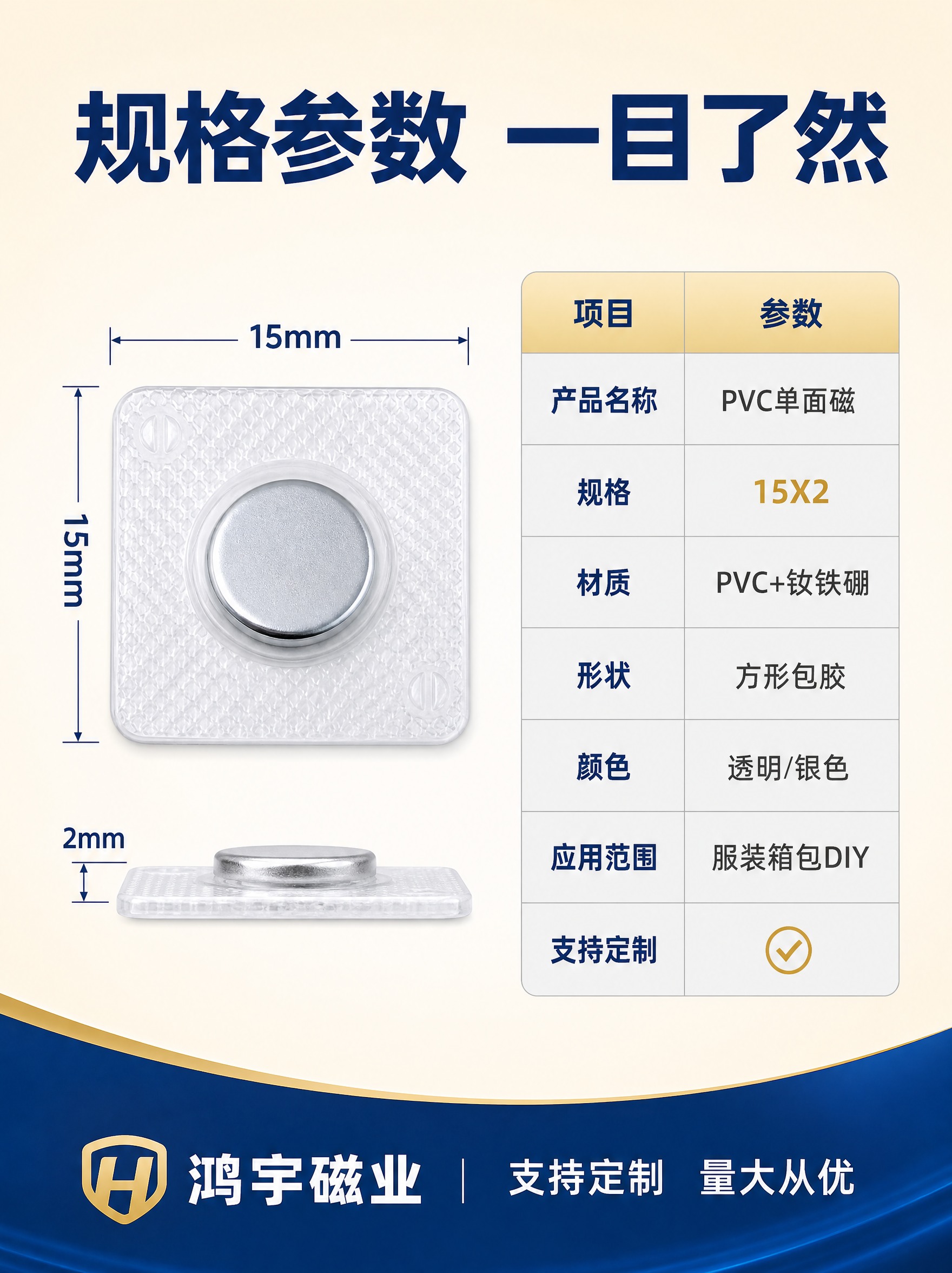 [商品] 使用【图1】【图4】PVC单面磁产品；保留透明PVC… - 图片创意预览