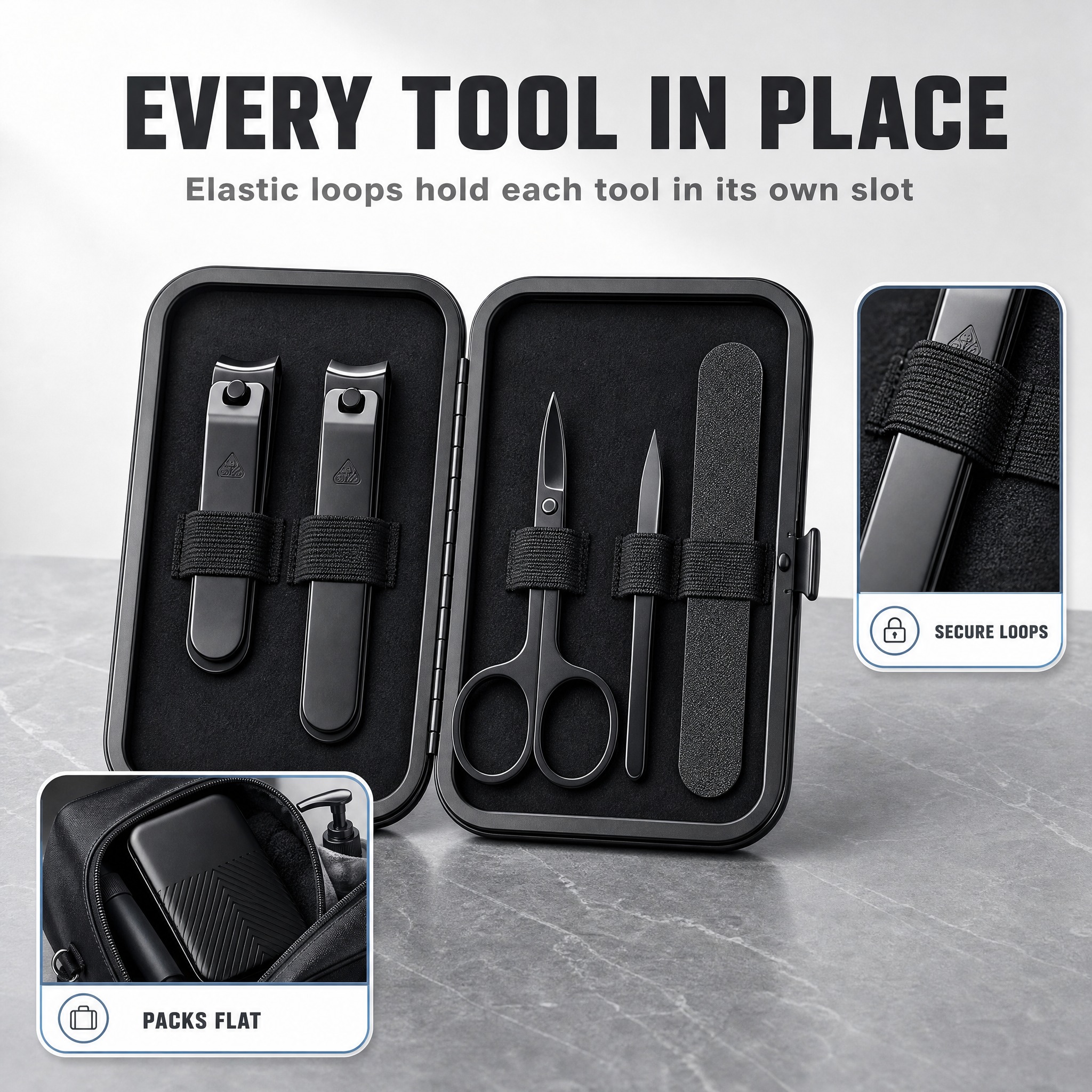 [主图-2] Men's Nail Care Travel K… - 图片创意预览