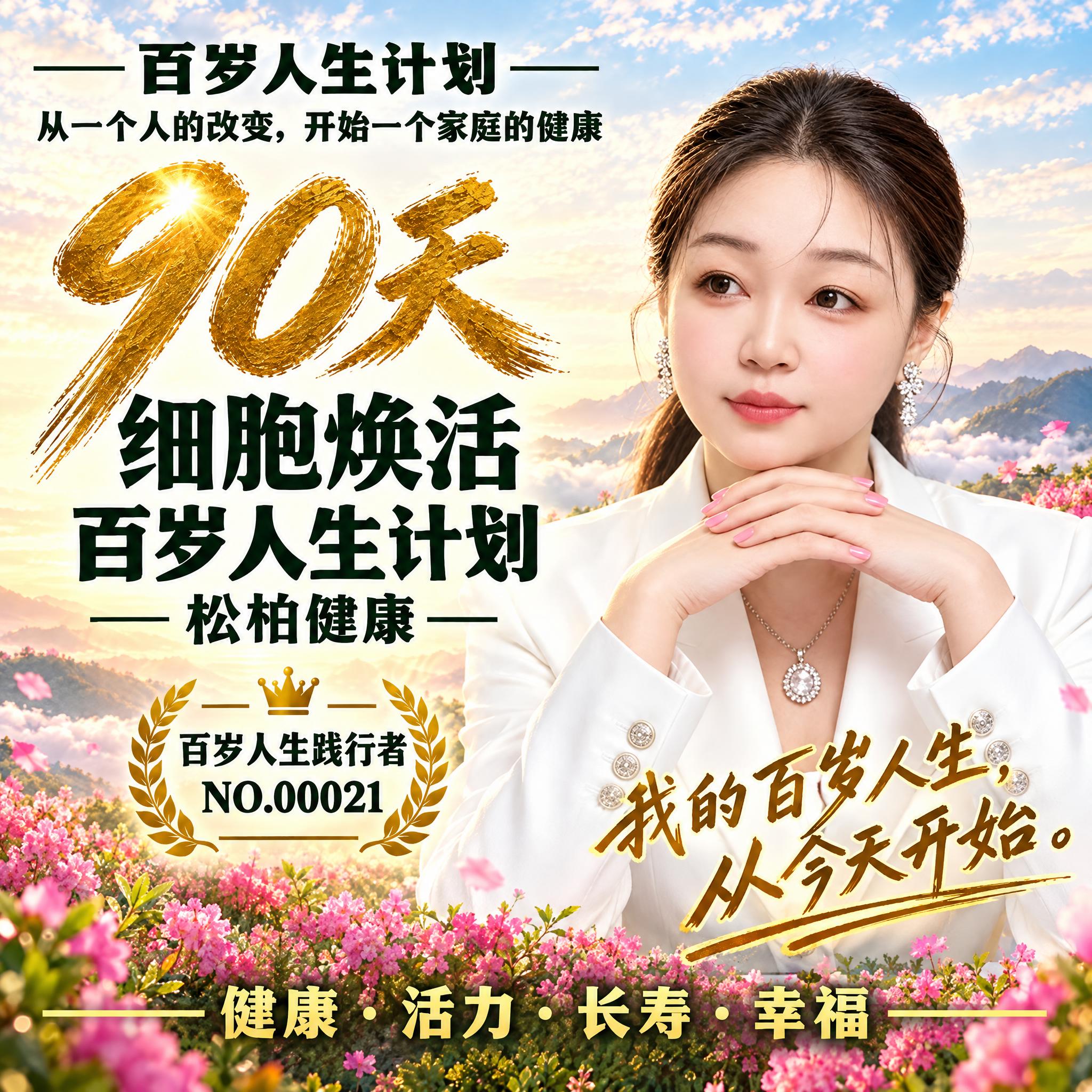 参照第一张海报的版式与文字排版，制作一版**女士版**正方形海… - 图片创意预览