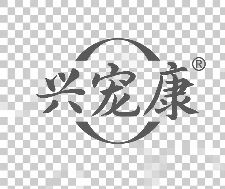 在这个商标的右上角添加®注册商标符号，保持商标原有样式，背景为透明预览效果