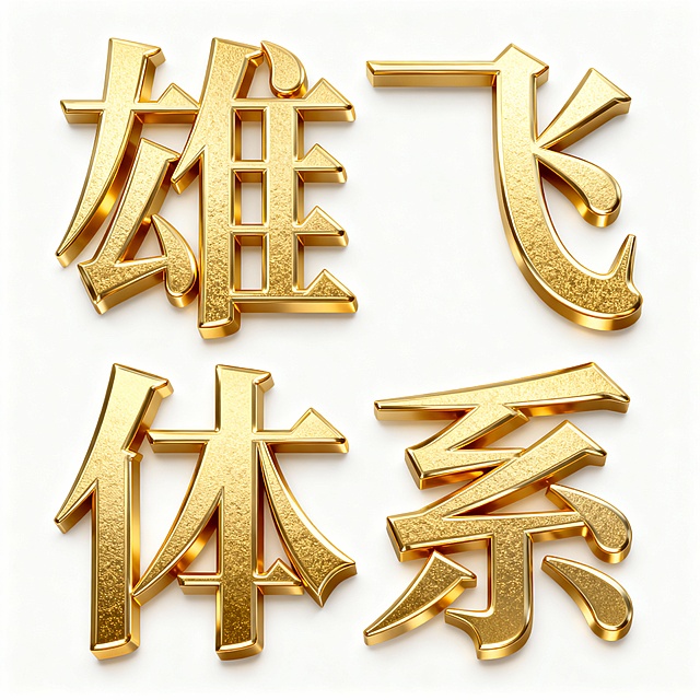 做PPT用的金色字体