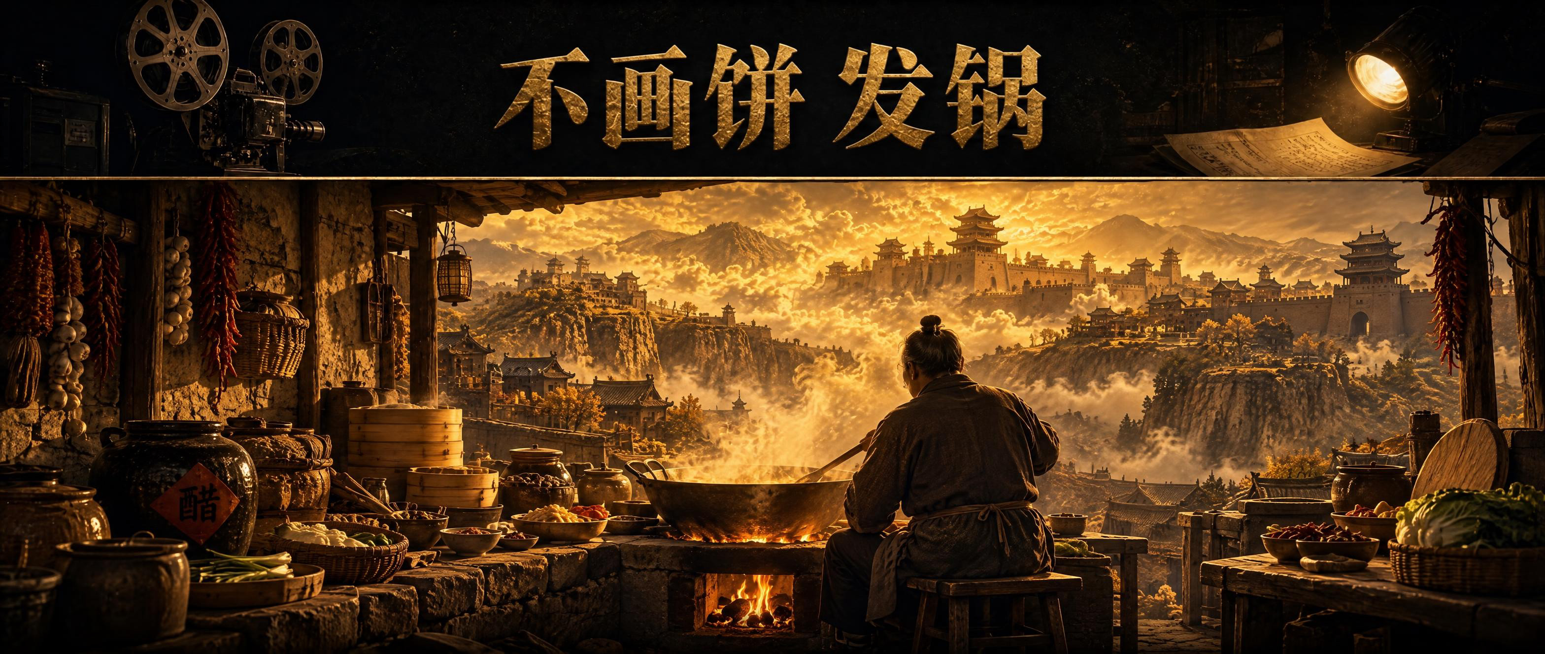 参考图4（我们发锅那张）的版式和风格，严格复刻：宽屏电影画幅2… - 图片创意预览