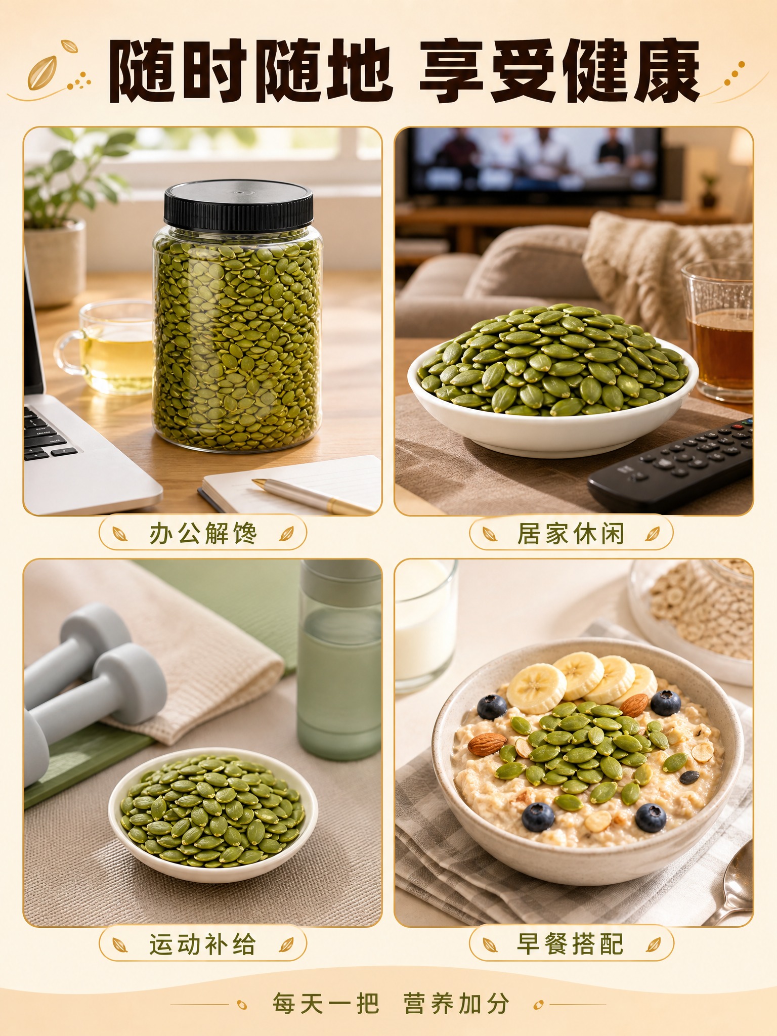 [商品] 使用【图1】罐装南瓜子仁和【图2】碗装南瓜子仁；保留… - 图片创意预览
