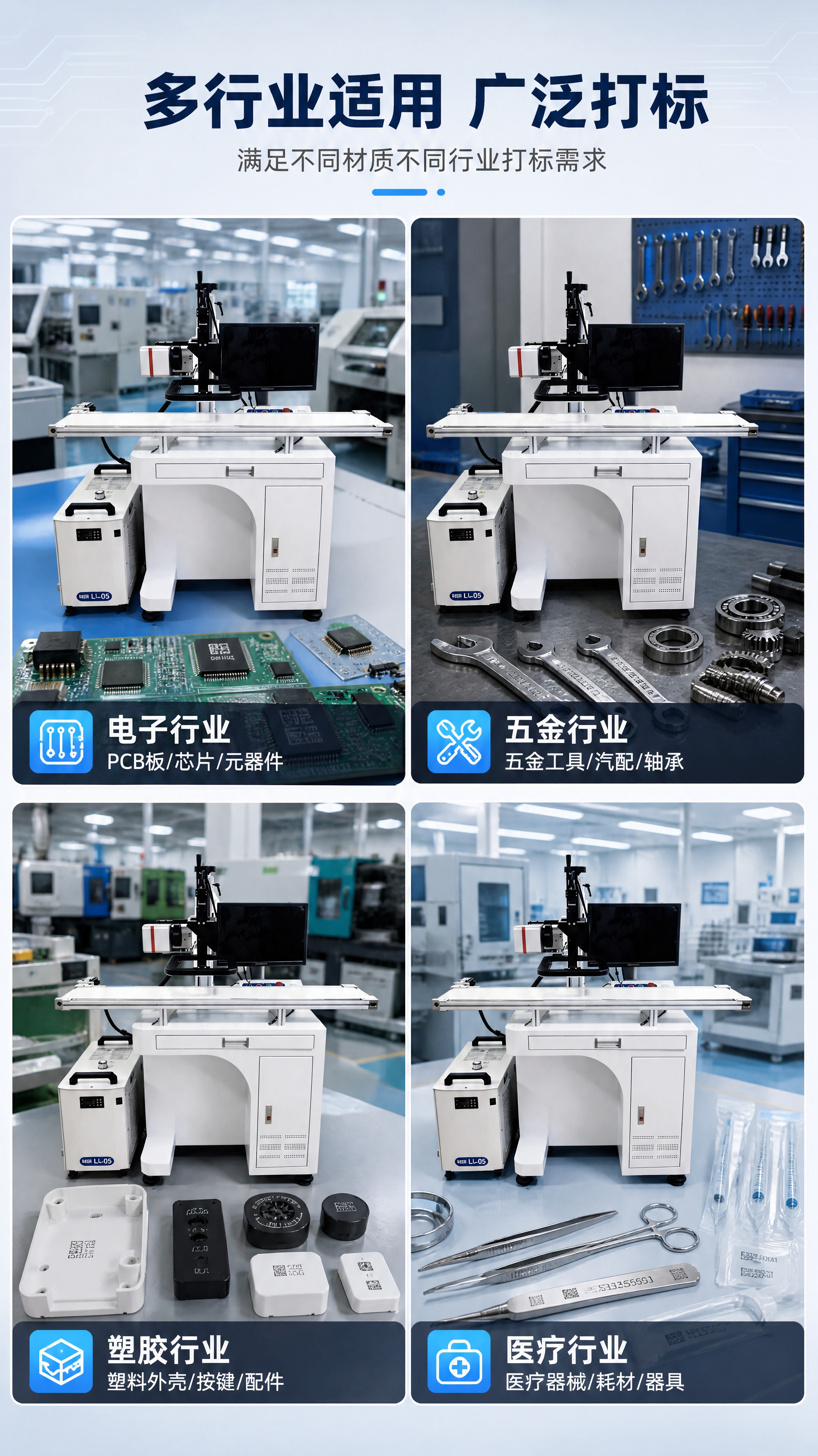 [商品] 使用【图1】视觉定位激光打标机；保留设备整体外观、颜… - 图片创意预览