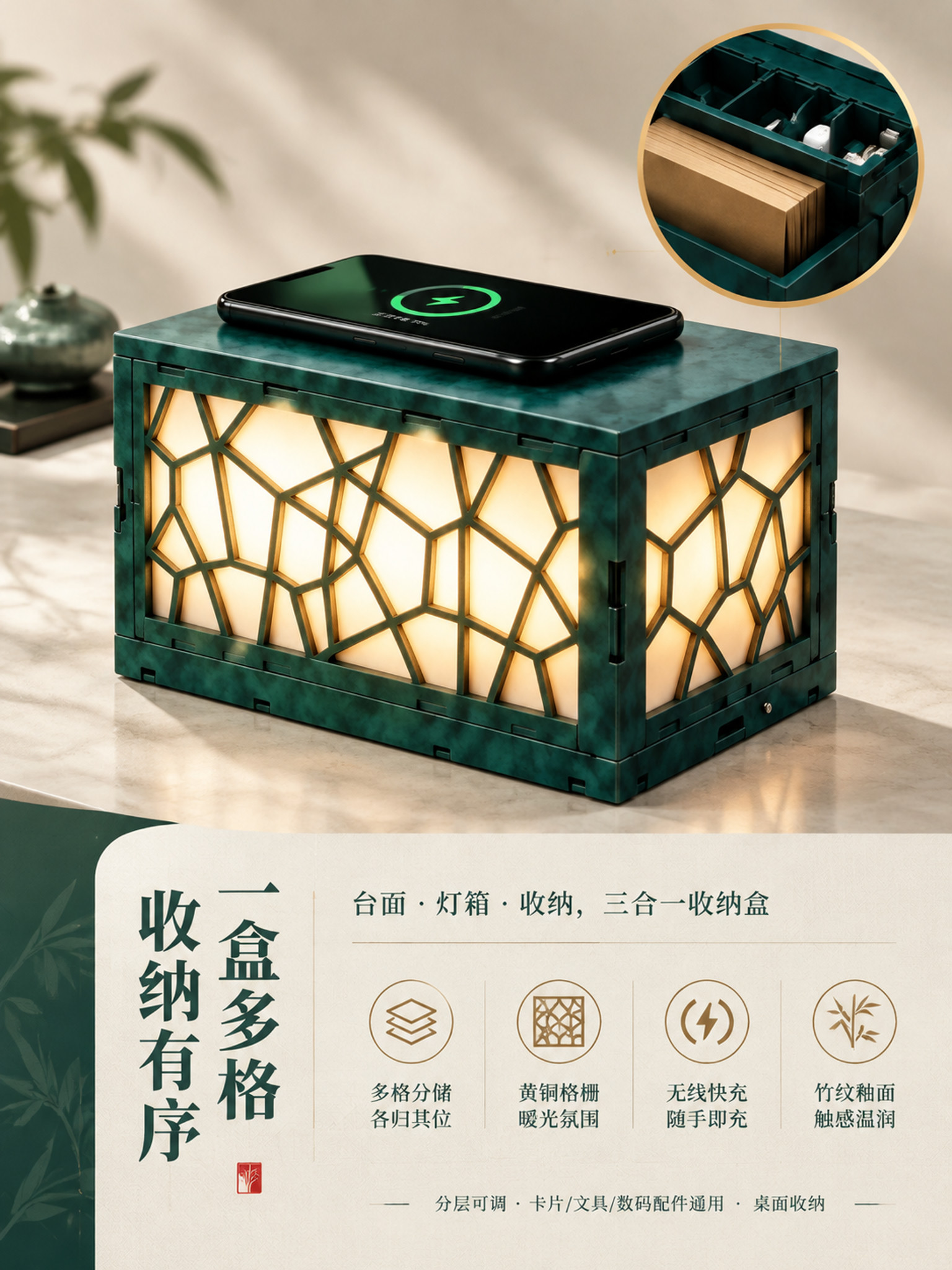 基于参考图中的产品，生成一张竖版商品详细宣传图（3:4 比例，… - 图片创意预览