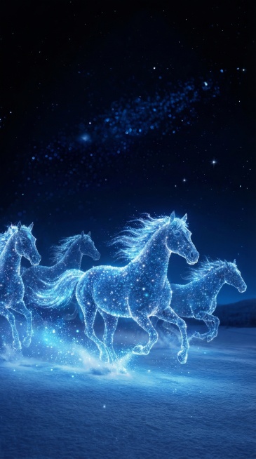 往右上方奔跑，下面是星河预览效果