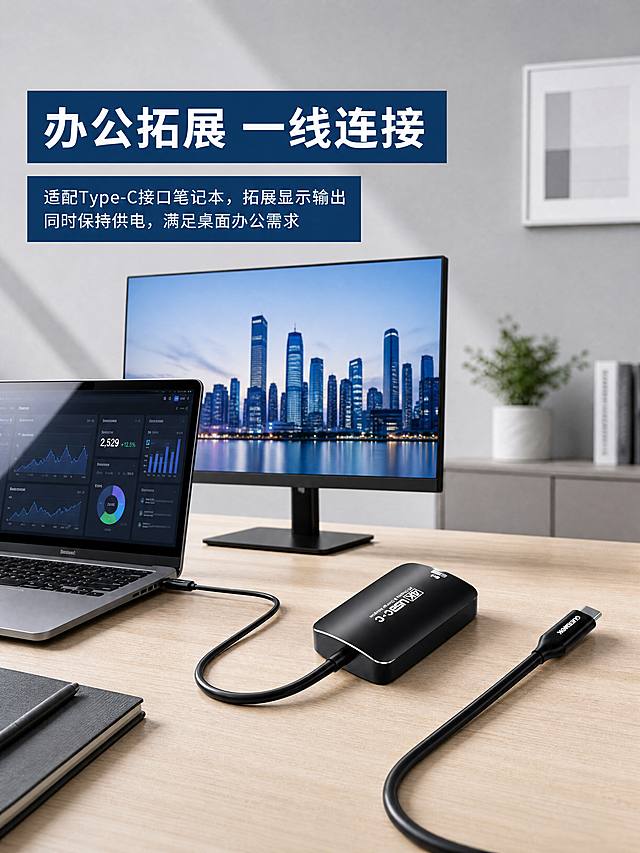 使用商品详情页技能根据商品图「图片1」「图片1」「图片1」生成详情页，参考图为「图片1」「图片1」，商品名称为V324转接器，卖点为AR眼镜的好搭档，适配平台为淘宝/天猫，图片比例为3:4，需求屏数为10张，大海报：首屏主视觉，突出核心卖点或品牌调性。  亮点海报：提取产品核心优势（可多个）。  场景化海报（1-4）：展示产品在不同使用场景下的效果，增强代入感。  参数表、用途、兼容、输入输出帧率：技术规格与适用范围，满足专业用户查询需求。  SKU对比图：对比不同配置/版本，辅助用户决策。  链接示意图：可能是连接方式、接口示意或功能示意图。  常见问题FAQ / 故障排查 / 自检流程图：解决用户疑问，减少售后咨询。  不建议购买模块：反向列出不适合人群，降低退货率，提升信任感。  售后保障：保修、退换、客服等政策，打消购买顾虑。