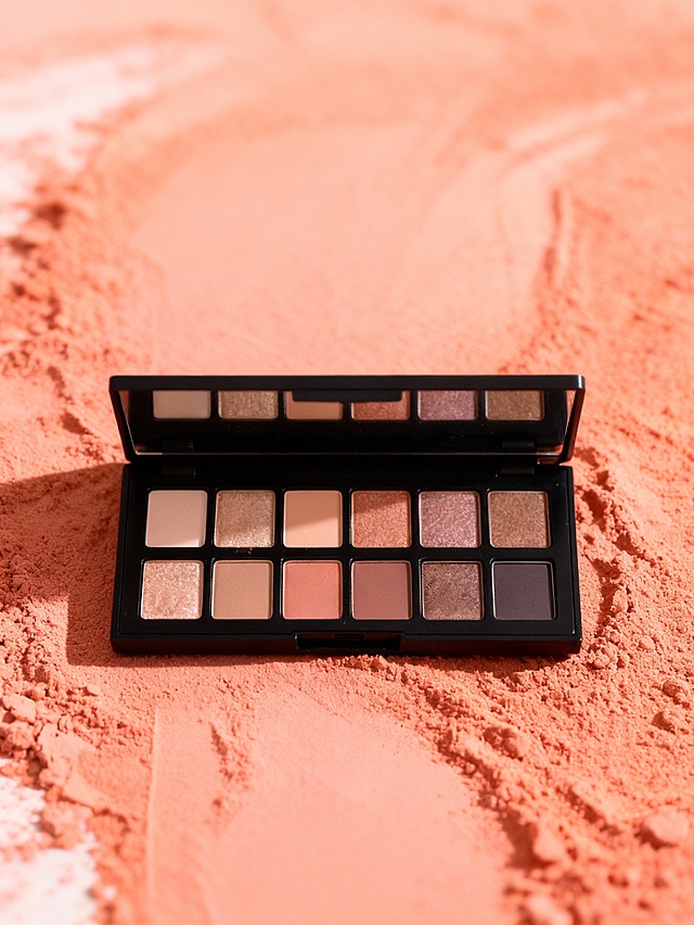 保持画面风格和氛围与物品一致，将主体回正展示正面视角，背景为细腻粉橘粉末平铺画面，自然柔和光影